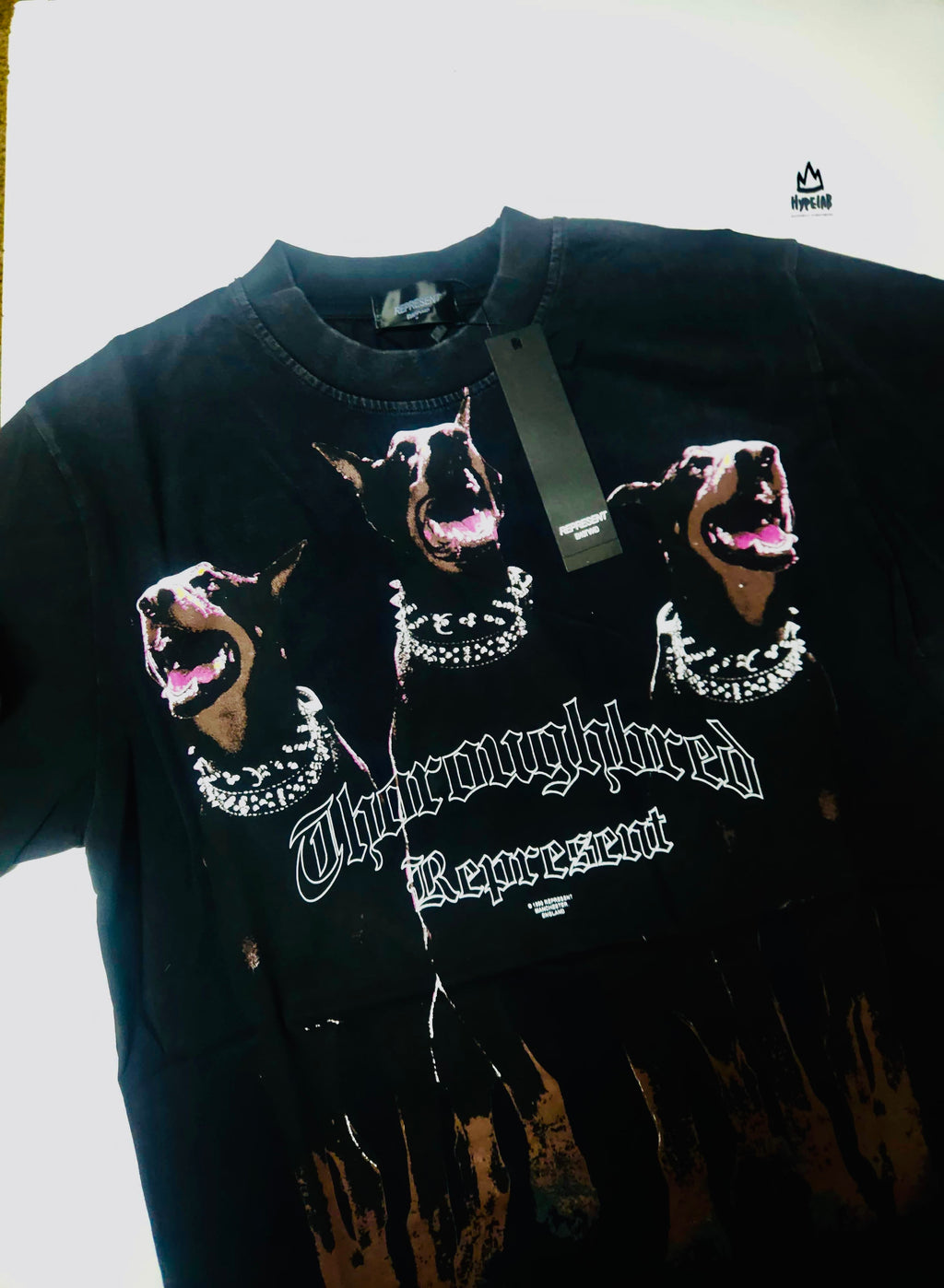 REPRESENT THOROUGHBRED T-SHIRT “BLACK”