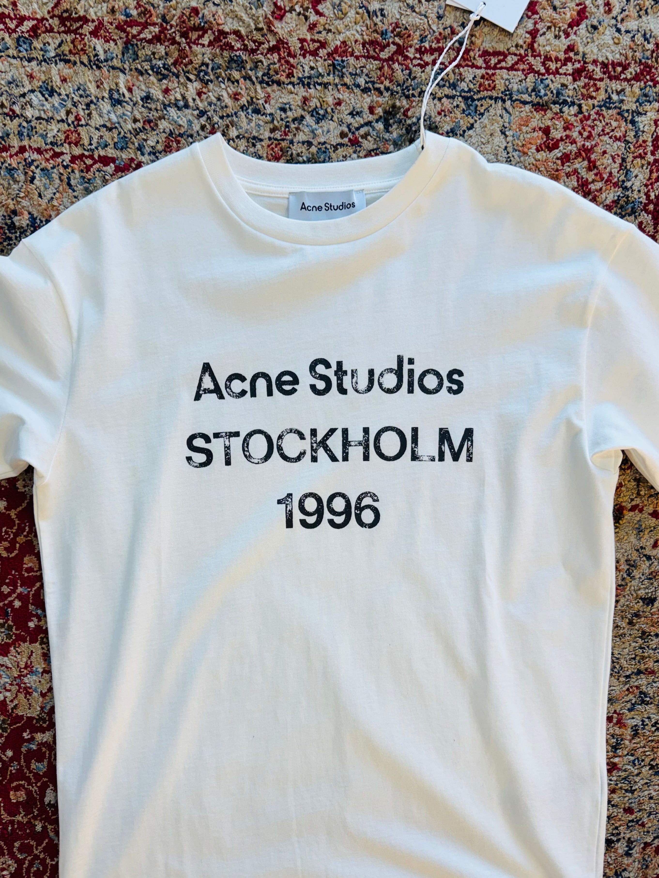 ACNE STUDIOS VINTAGE T-SHIRT "WHITE"