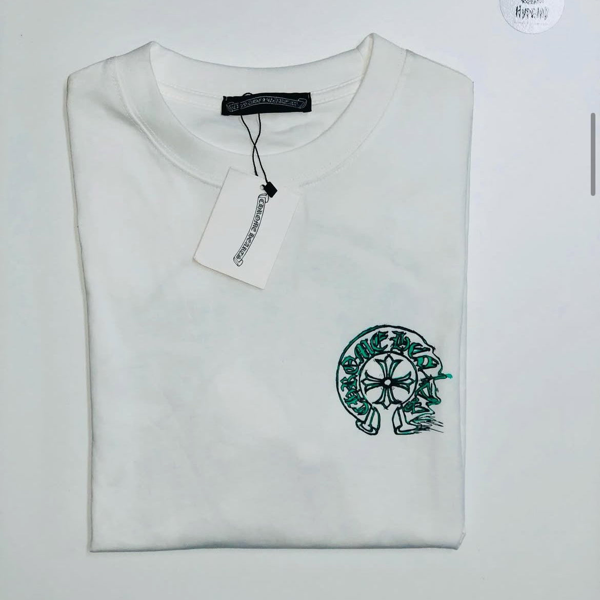 CHROME HEARTS WHITE/GREEN T-SHIRT