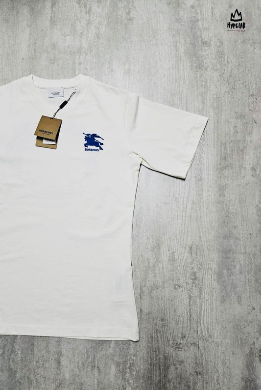 BURBERRY EMBROIDERED LOGO T-SHIRT “WHITE”