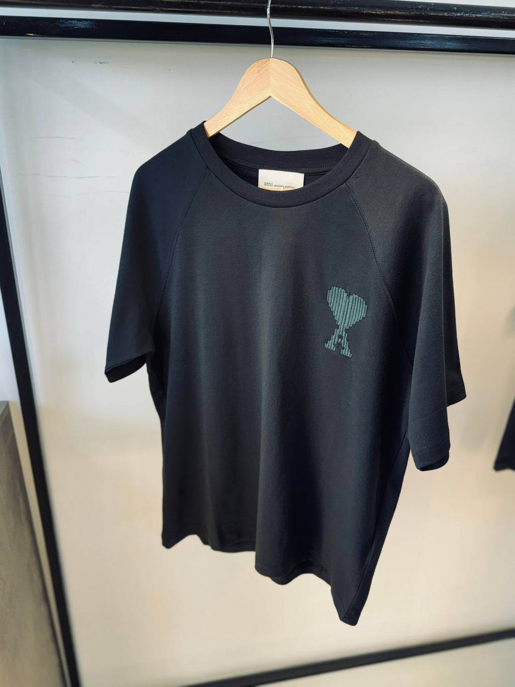 AMI PARIS OVERSIZED T-SHIRT "BLACK"