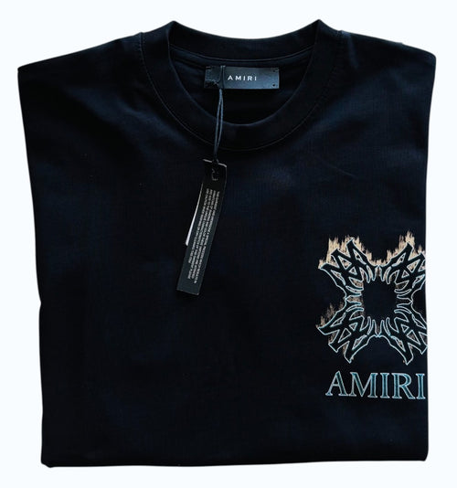 AMIRI QUAD-FLAMES OVERSIZED T-SHIRT "BLACK"