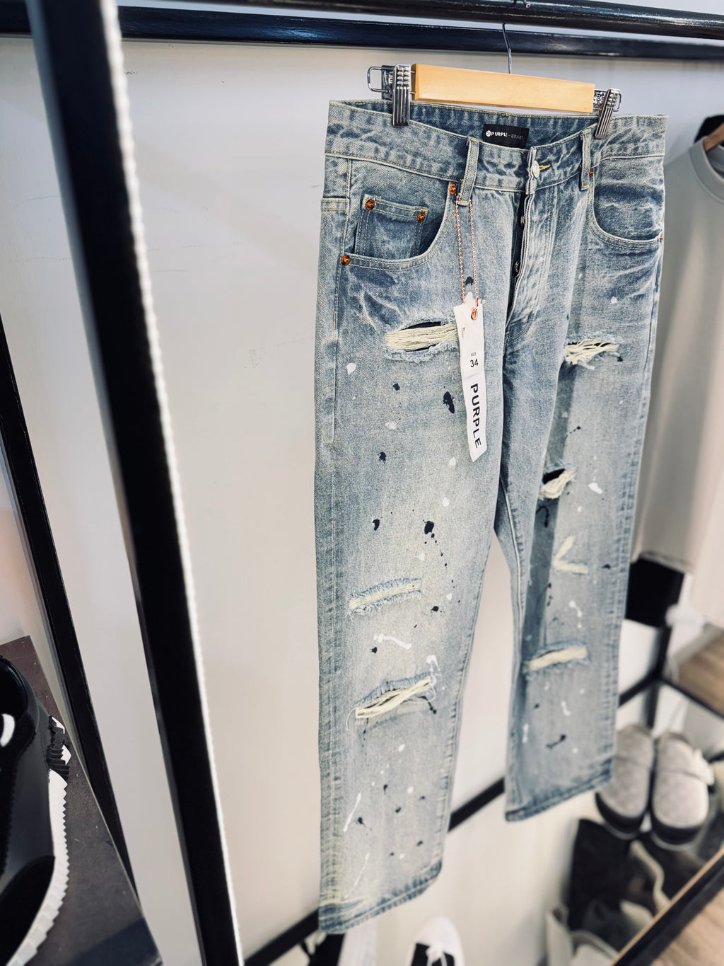 PURPLE BRAND BAGGY JEANS