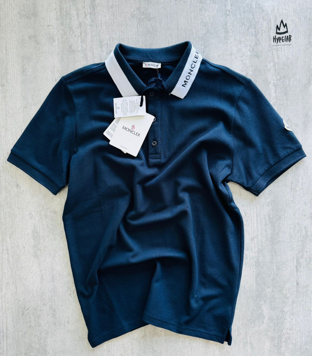 MONCLER GOLF T-SHIRT “NAVY”