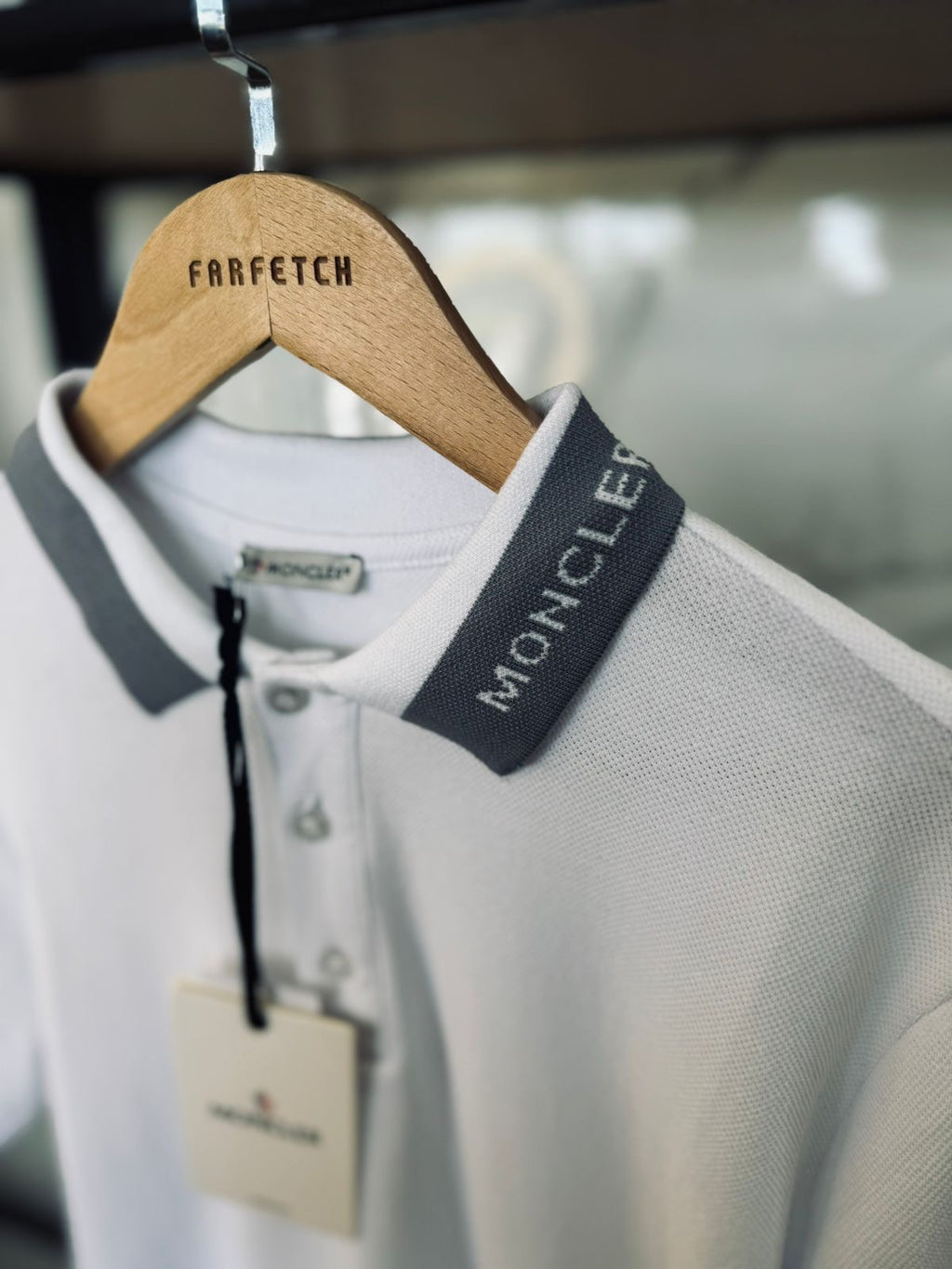 MONCLER GOLF T-SHIRT “WHITE”