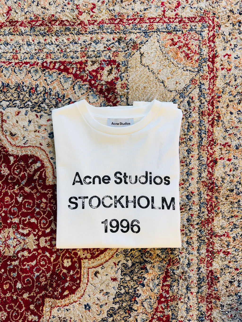 ACNE STUDIOS VINTAGE T-SHIRT "WHITE"