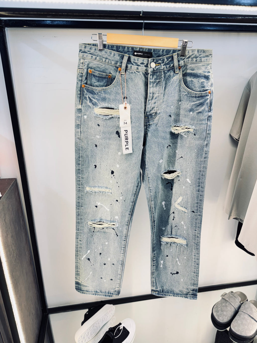 PURPLE BRAND BAGGY JEANS