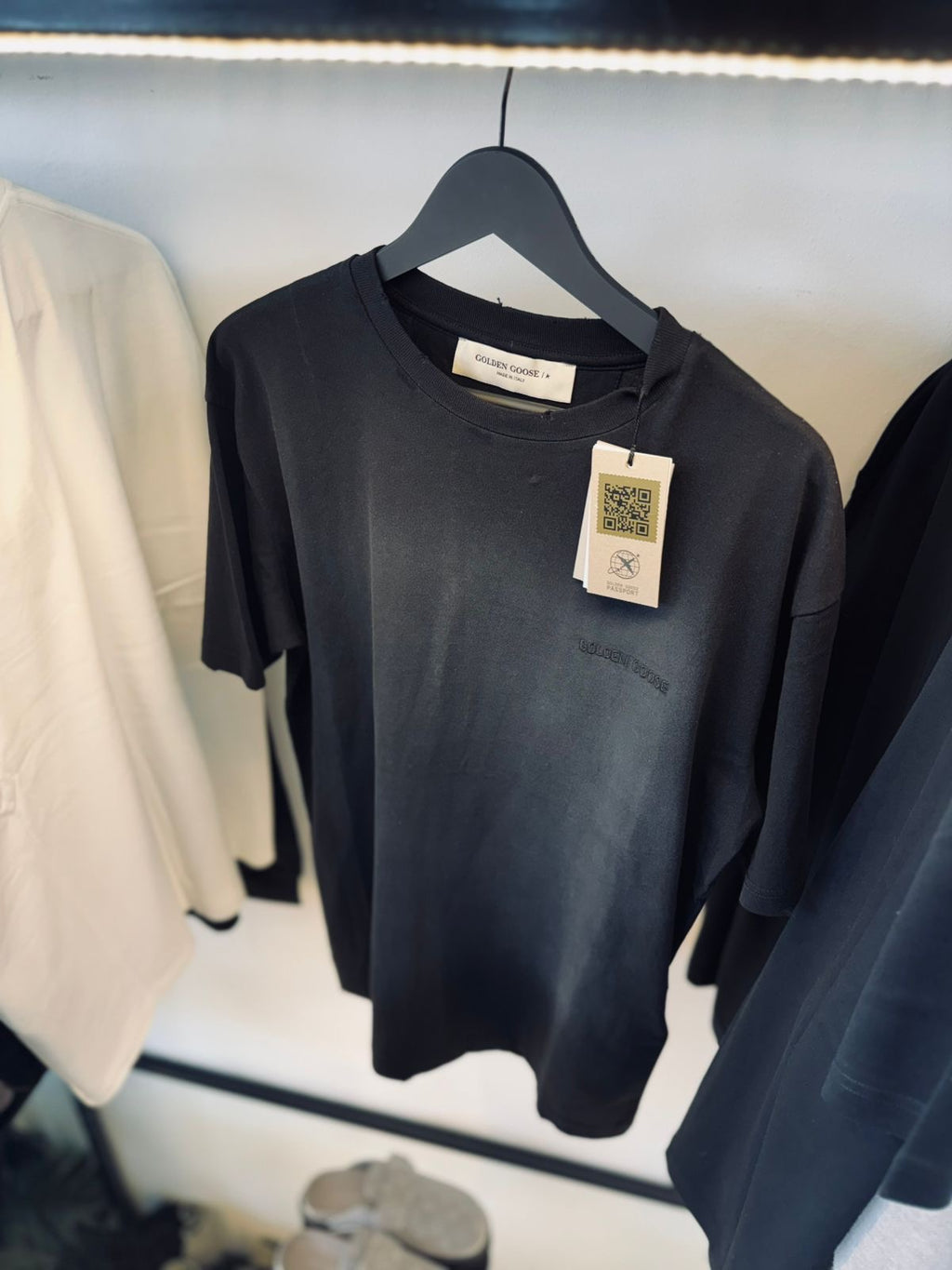 GOLDEN GOOSE FADED T-SHIRT “BLACK”