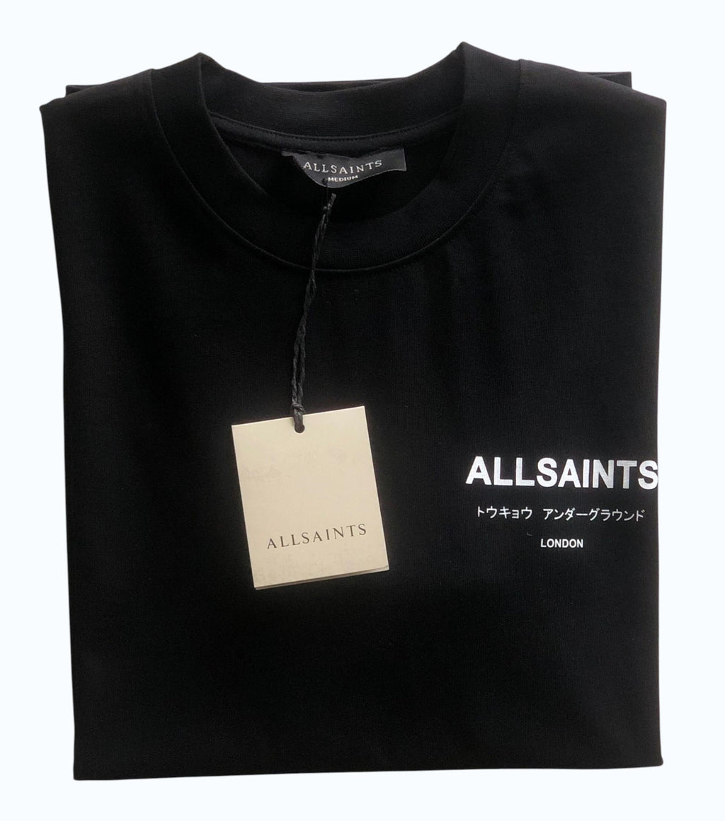 ALL SAINTS LOGO T-SHIRT “BLACK”