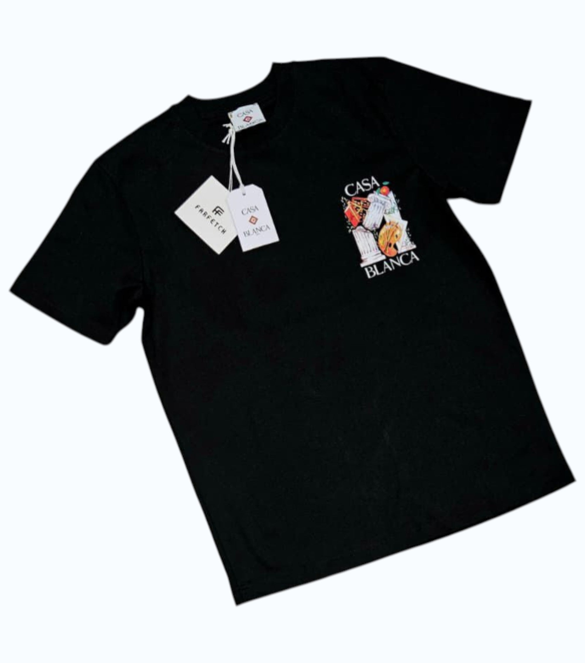 CASABLANCA PAINT T-SHIRT “BLACK”