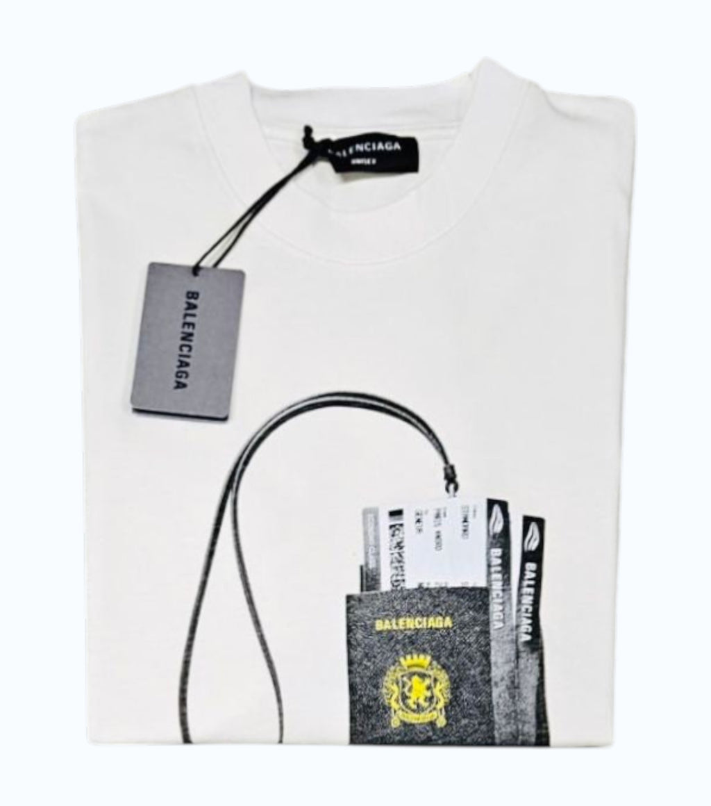 BALENCIAGA AIRPORT T-SHIRT “WHITE”