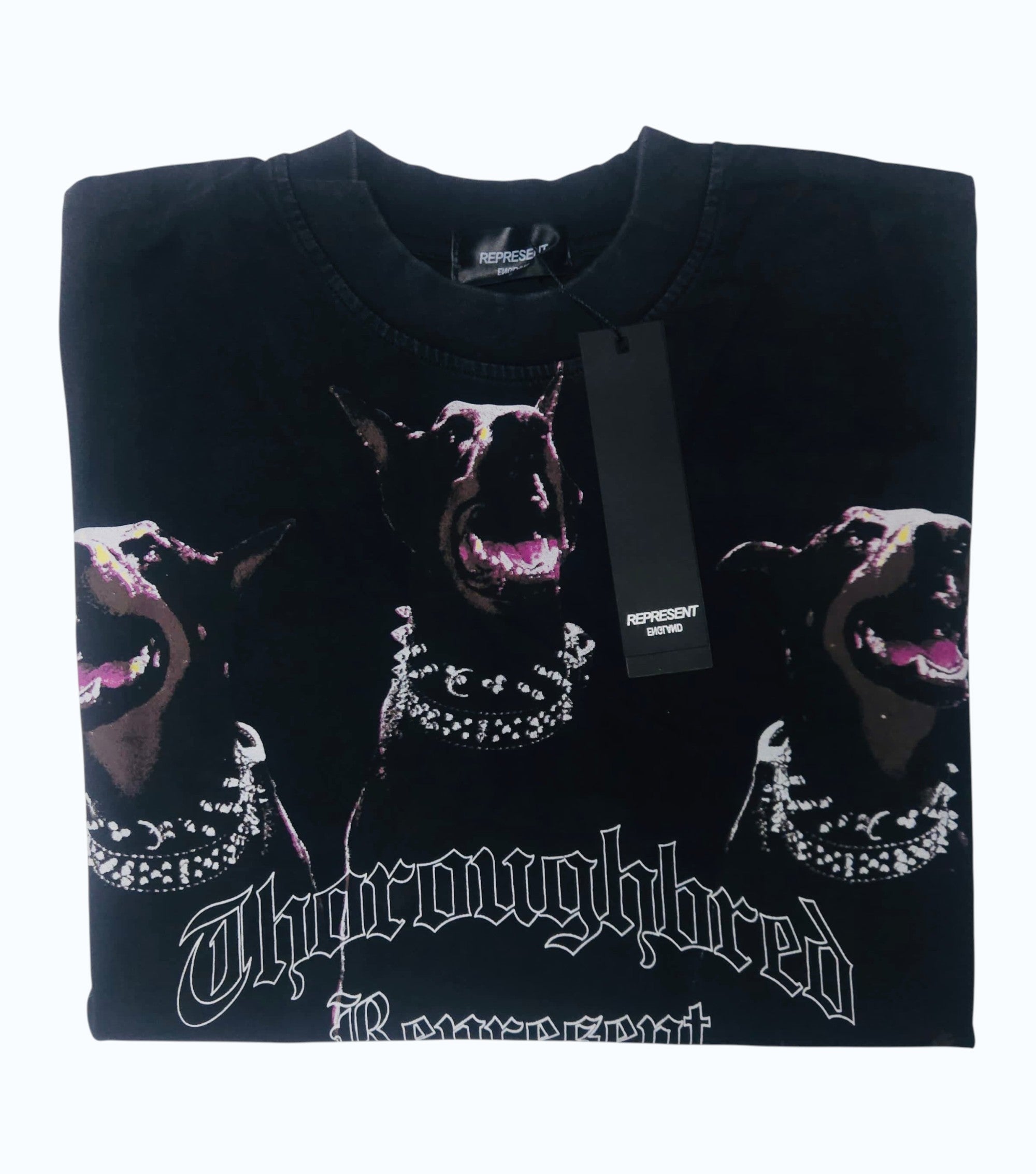 REPRESENT THOROUGHBRED T-SHIRT “BLACK”