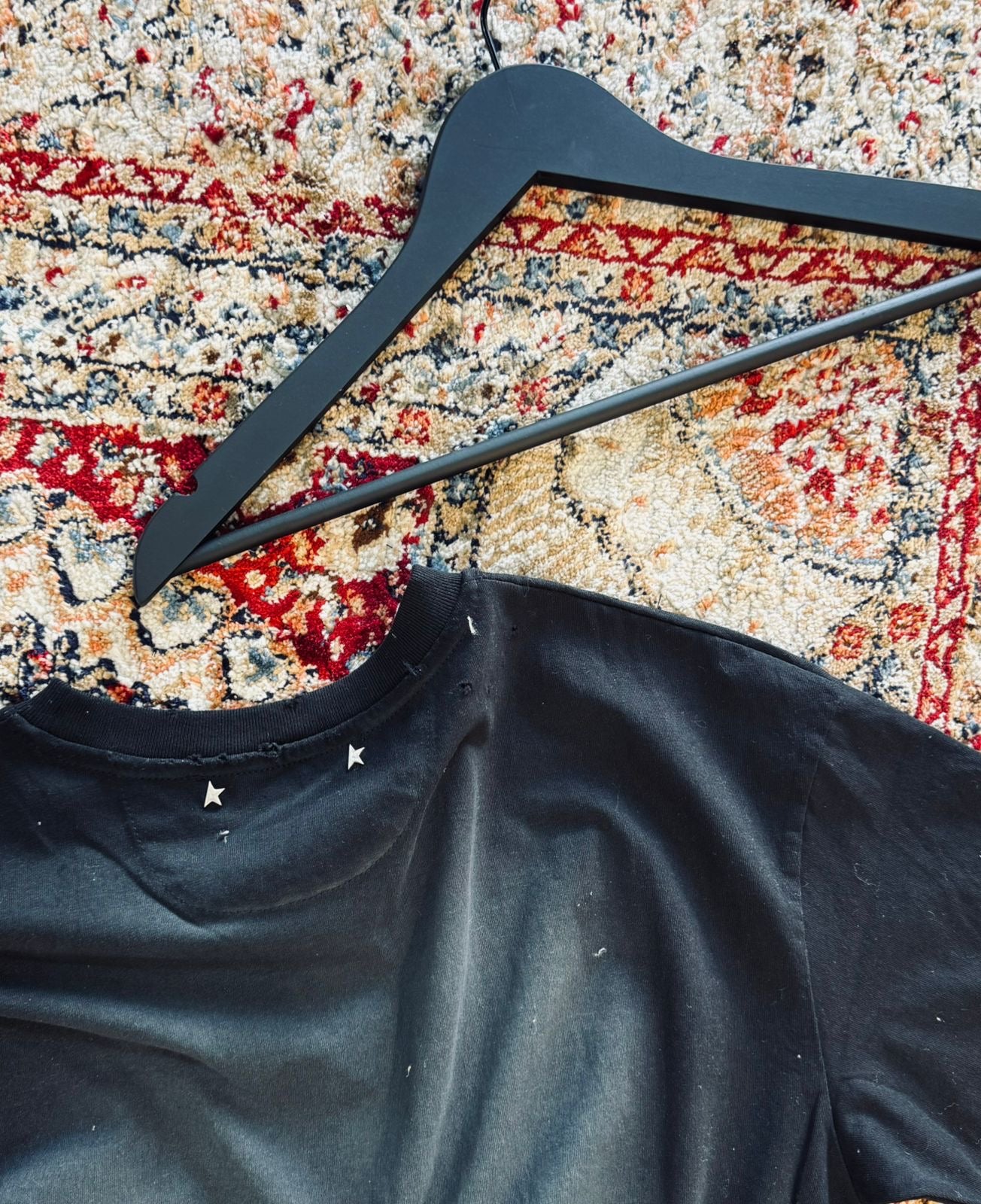 GOLDEN GOOSE FADED T-SHIRT “BLACK”