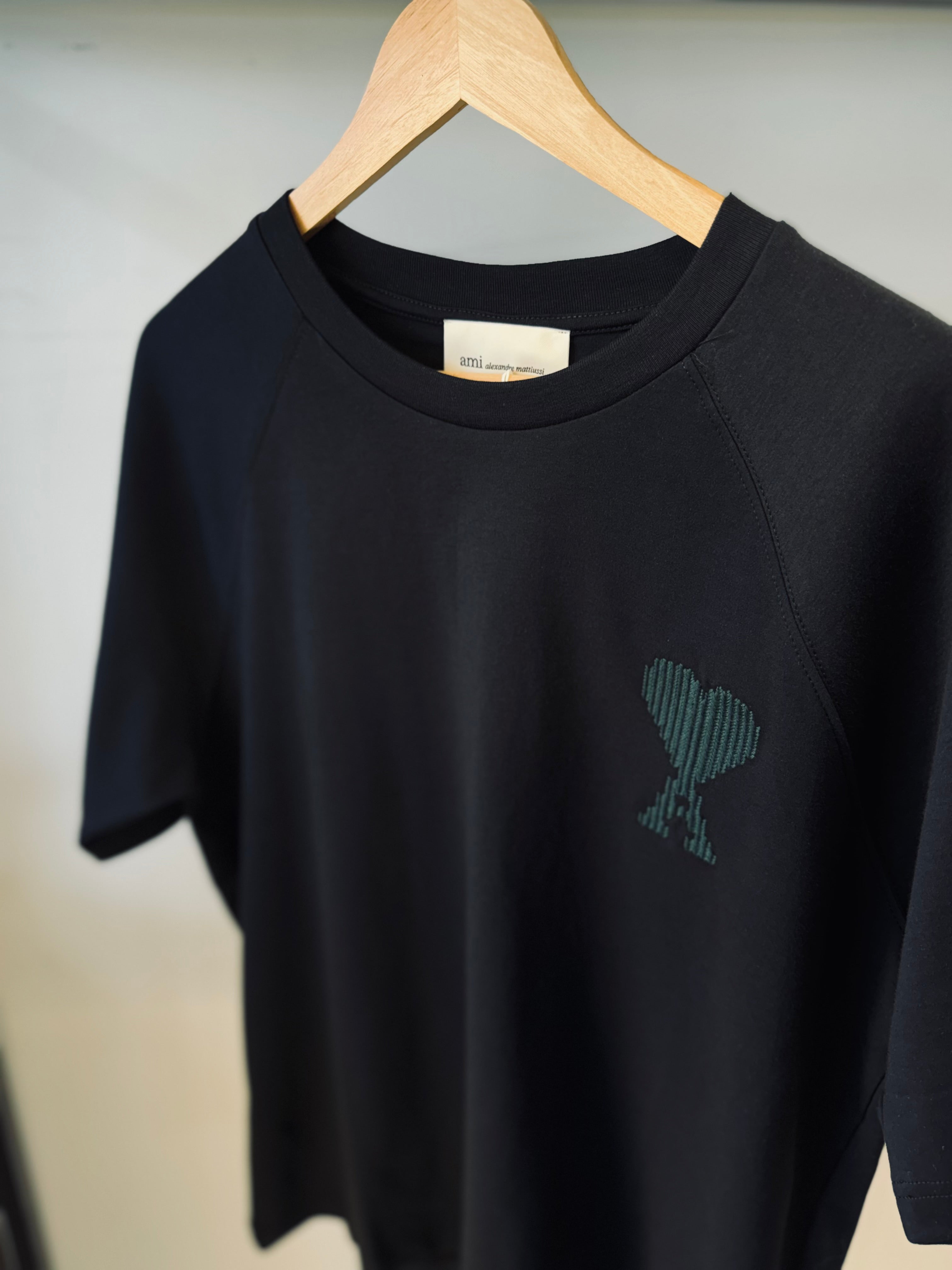 AMI PARIS OVERSIZED T-SHIRT "BLACK"