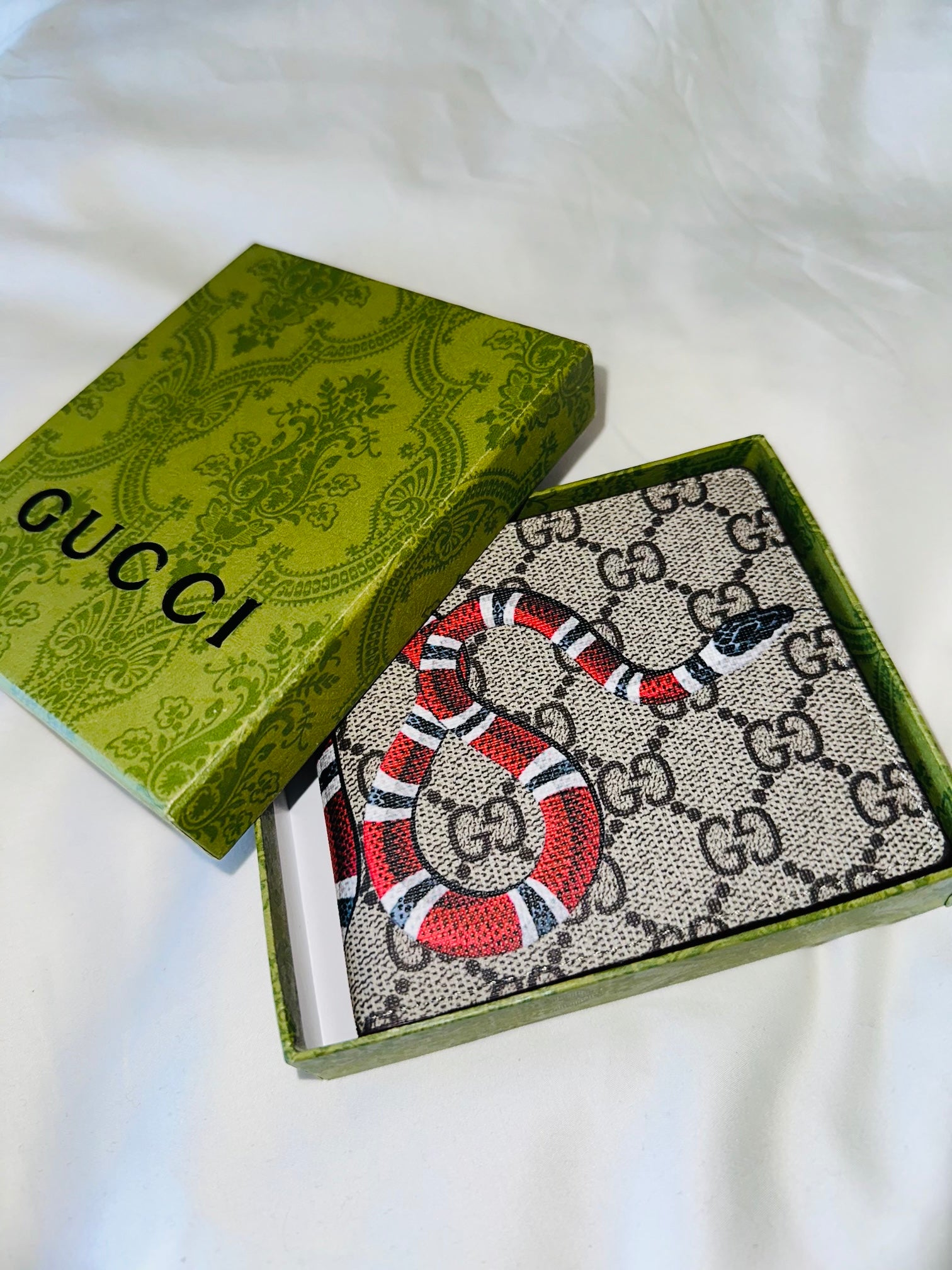 GUCCI SNAKE WALLET "BROWN"