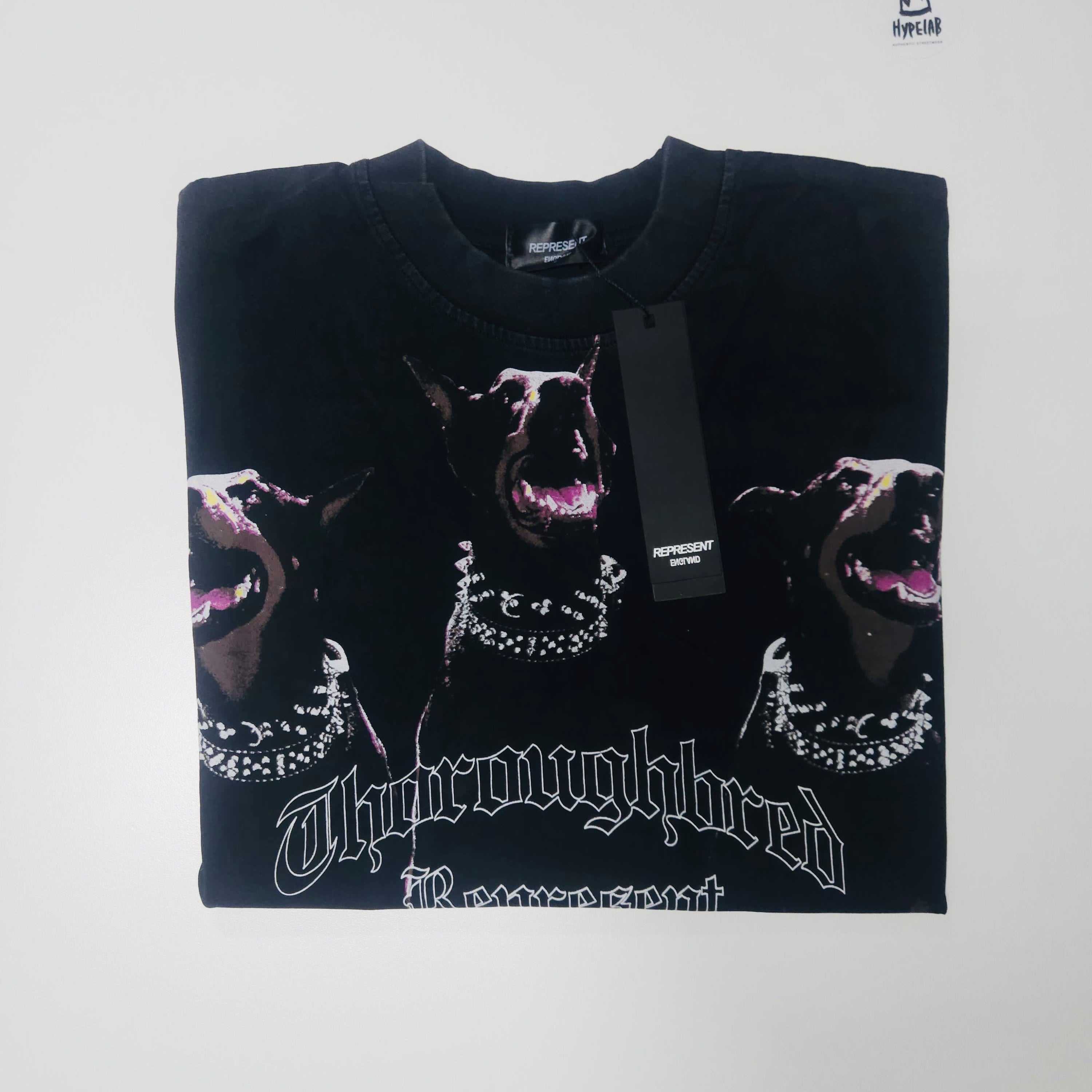 REPRESENT THOROUGHBRED T-SHIRT “BLACK”