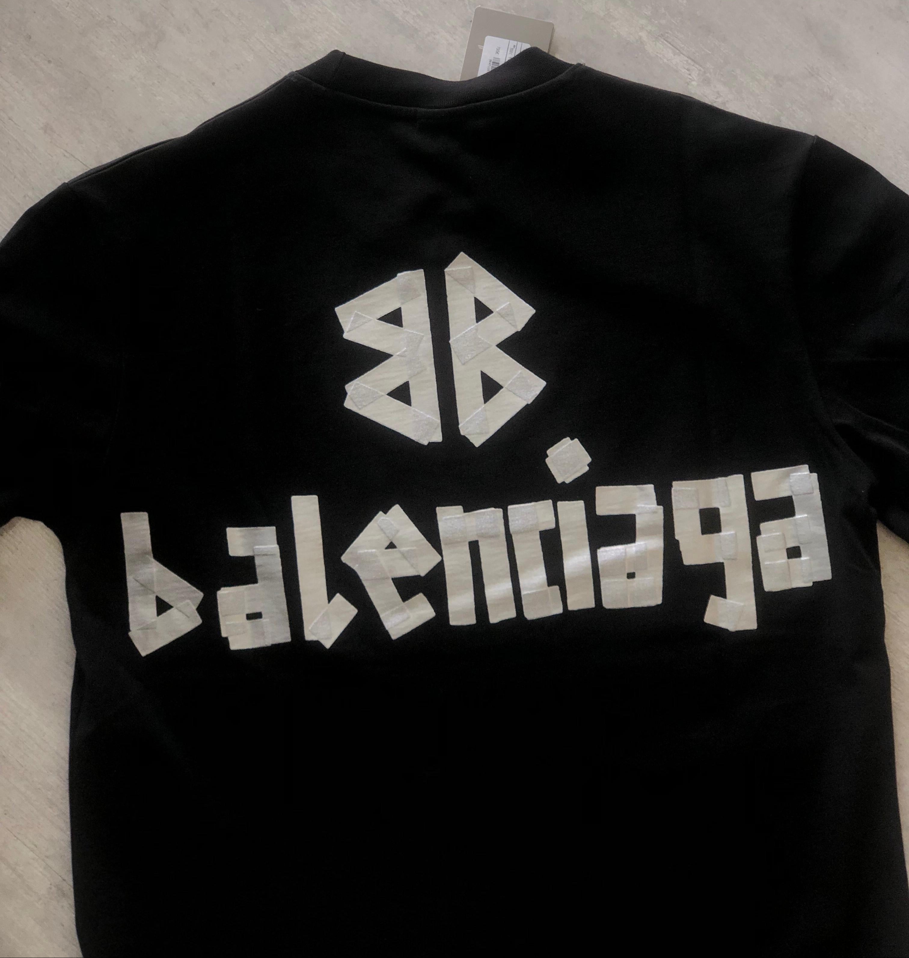 BALENCIAGA TAPE T-SHIRT “BLACK”