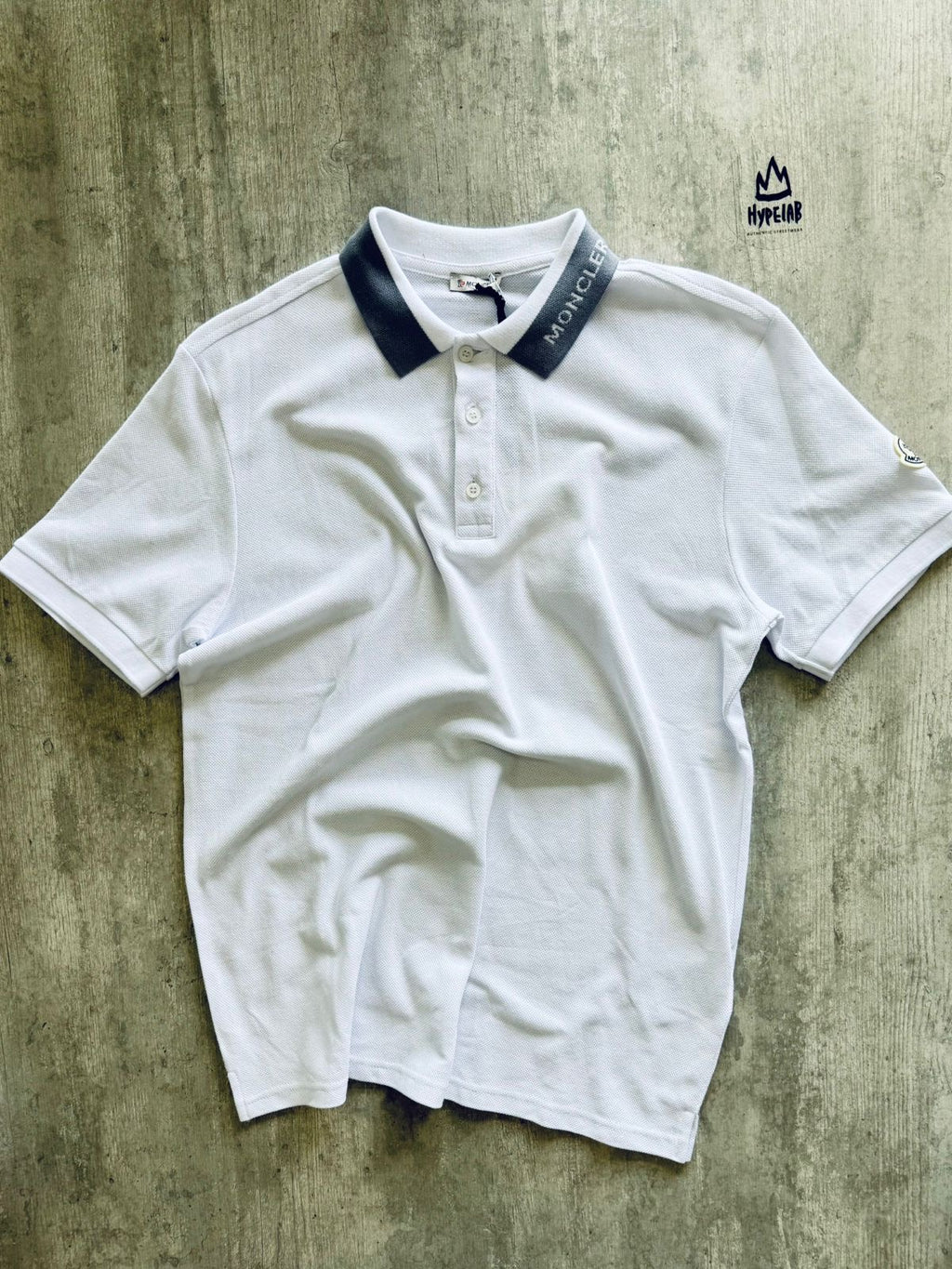 MONCLER GOLF T-SHIRT “WHITE”