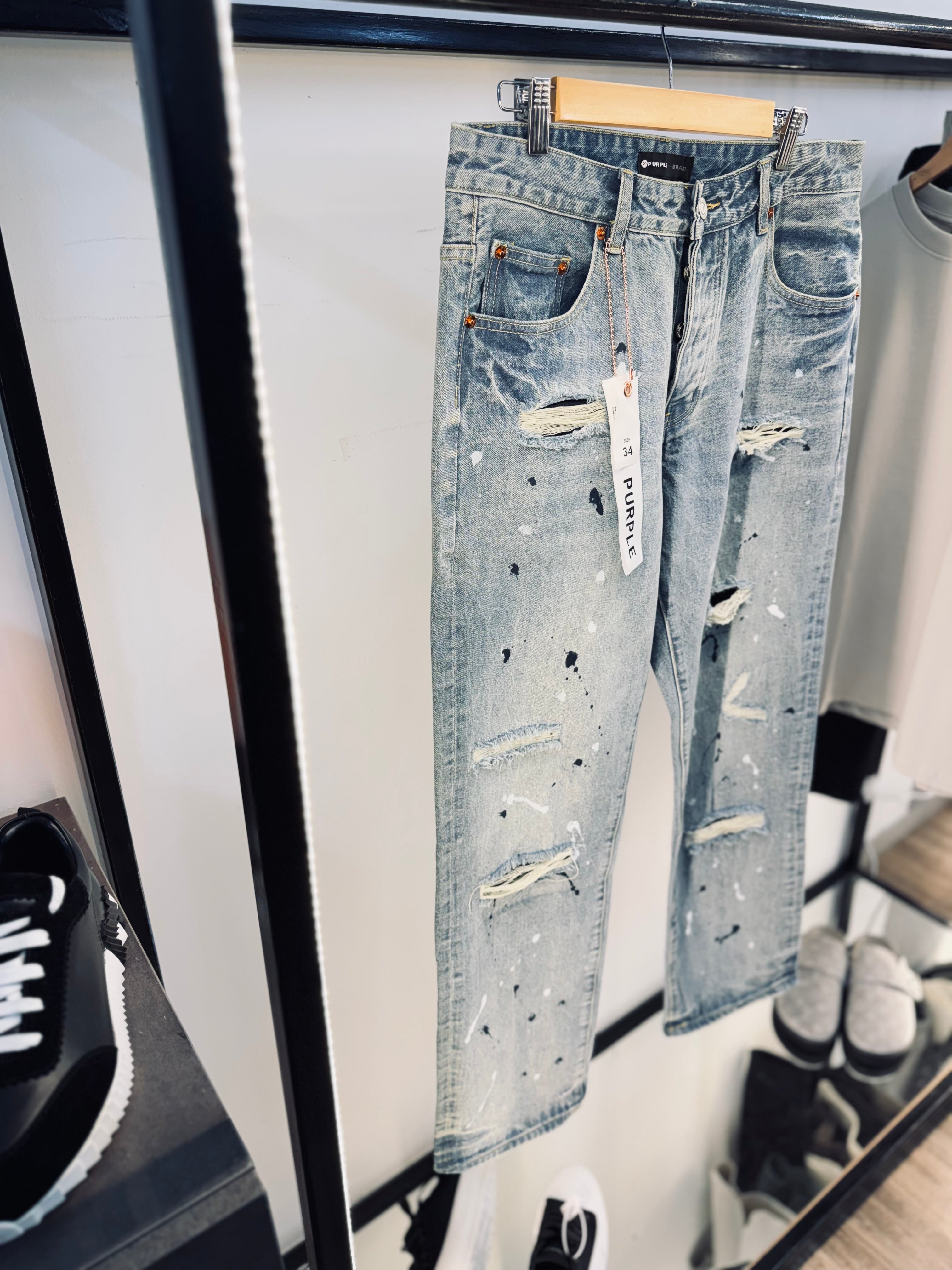 PURPLE BRAND BAGGY JEANS