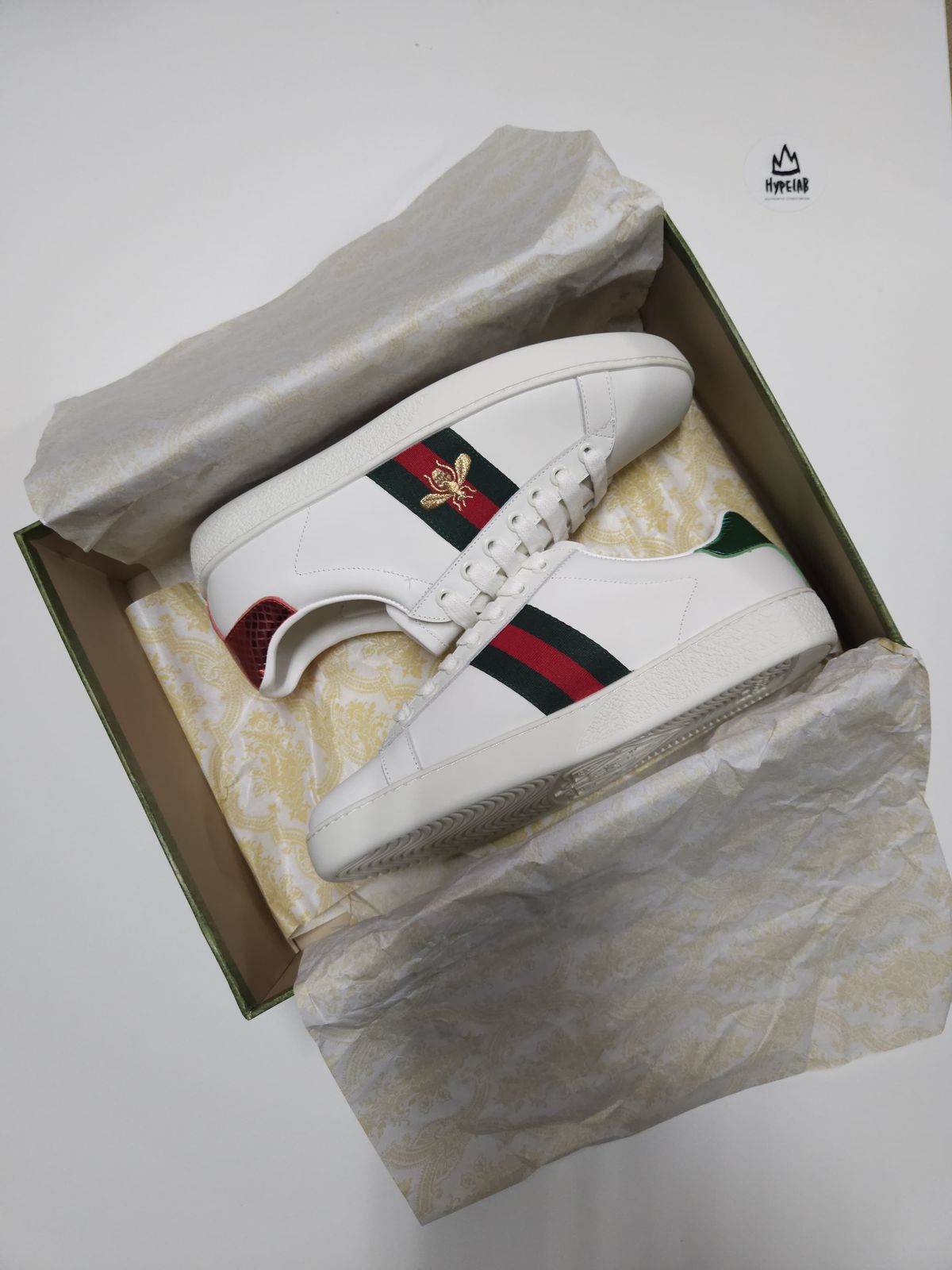 GUCCI ACE LEATHER SNEAKER “WHITE”