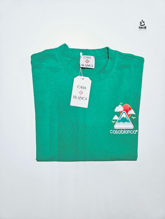 CASABLANCA SS25 T-SHIRT “GREEN”