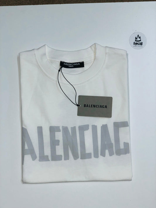 BALENCIAGA T-SHIRT "WHITE & SILVER"