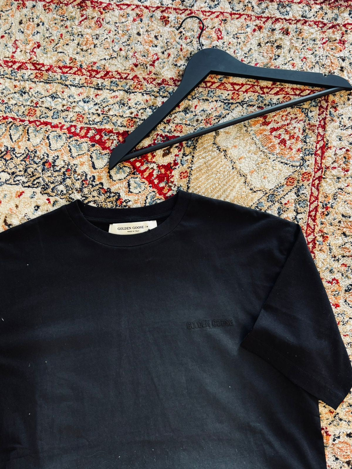 GOLDEN GOOSE FADED T-SHIRT “BLACK”