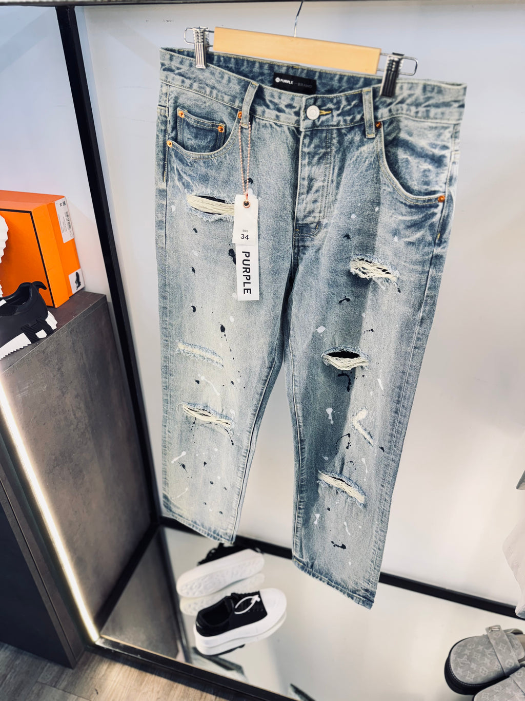 PURPLE BRAND BAGGY JEANS
