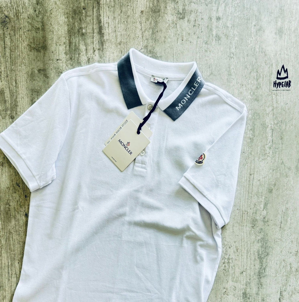 MONCLER GOLF T-SHIRT “WHITE”