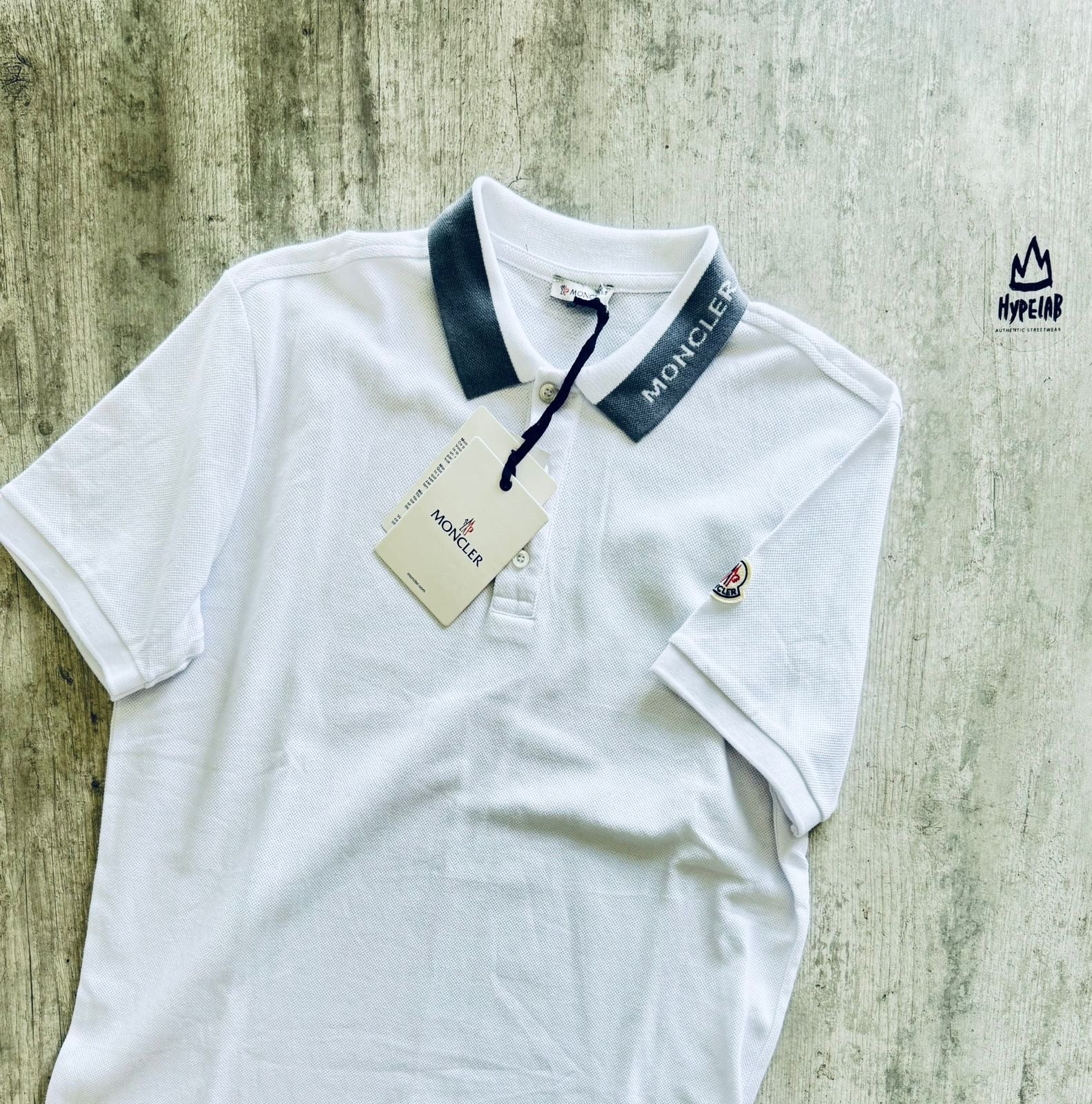MONCLER GOLF T-SHIRT “WHITE”