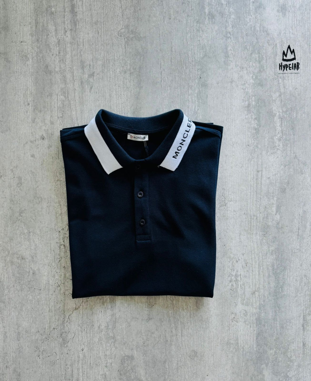 MONCLER GOLF T-SHIRT “NAVY”