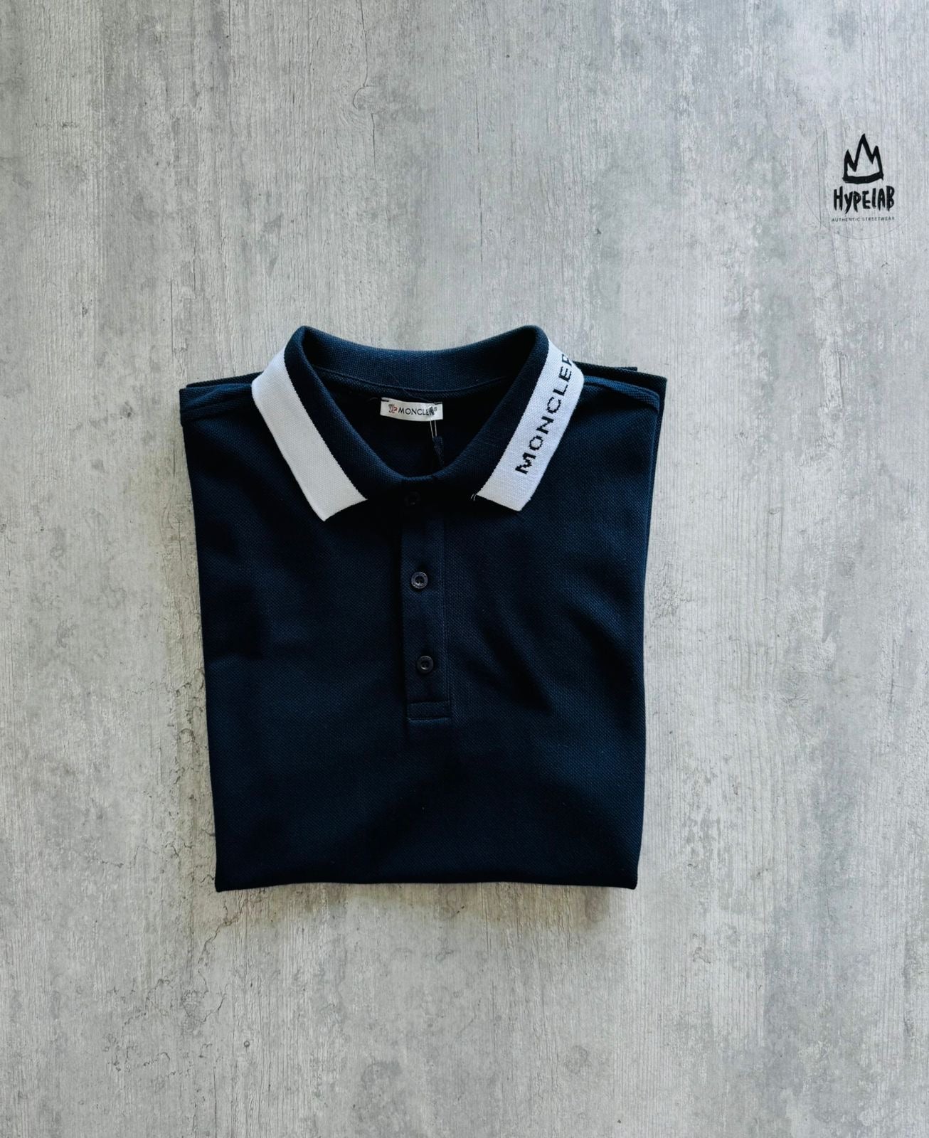 MONCLER GOLF T-SHIRT “NAVY”