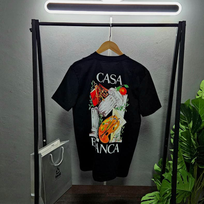 CASABLANCA PAINT T-SHIRT “BLACK”