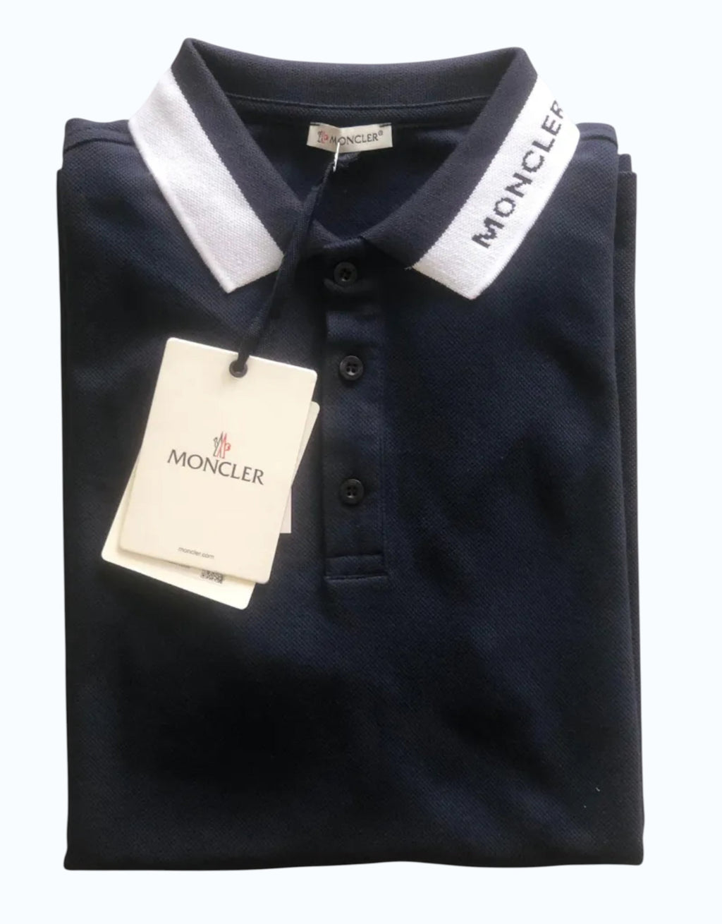MONCLER GOLF T-SHIRT “NAVY”