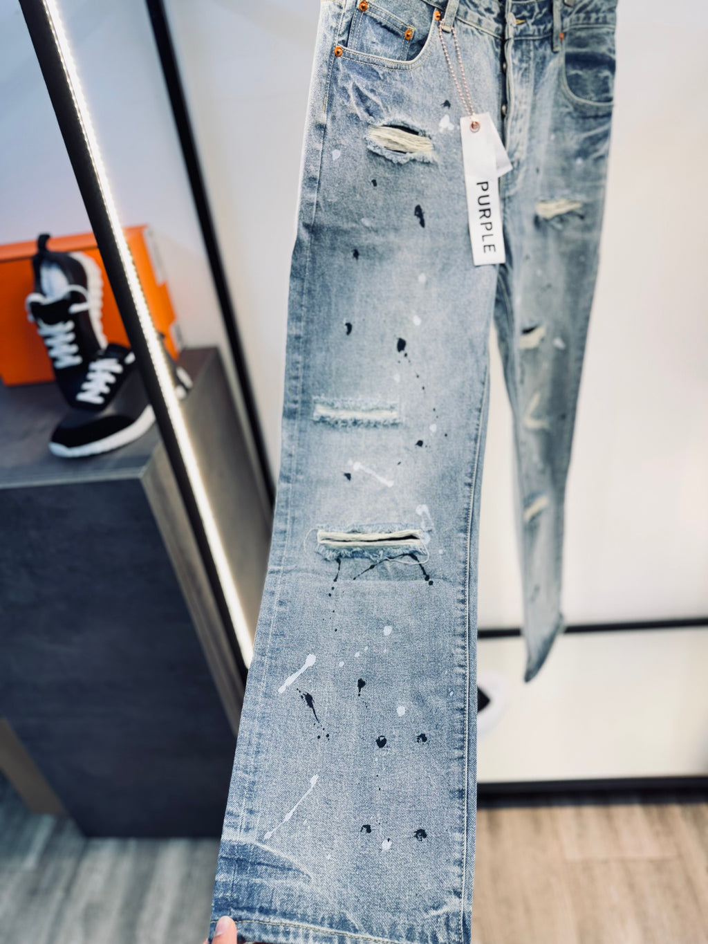 PURPLE BRAND BAGGY JEANS