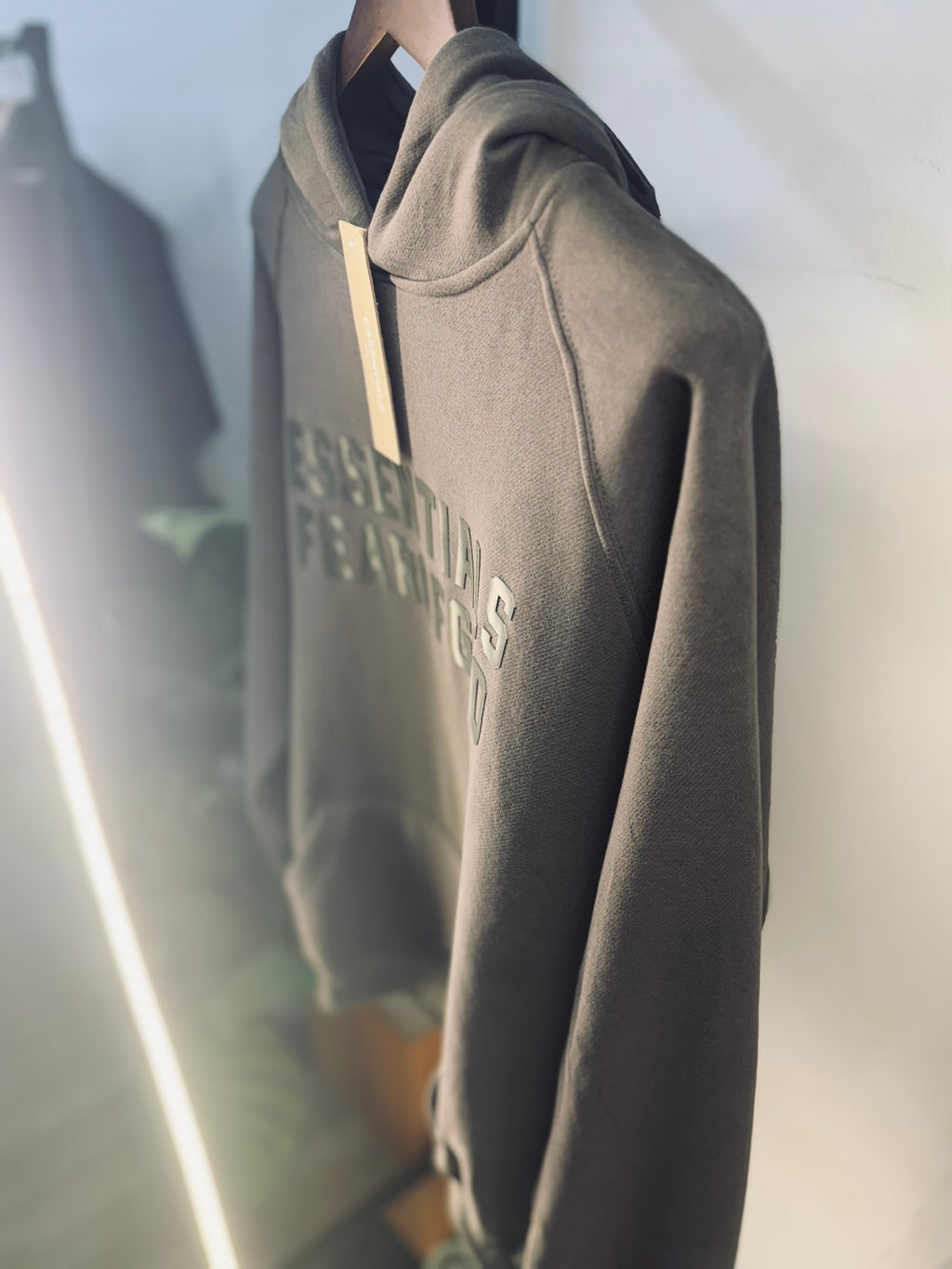 ESSENTIALS FEAR OF GOD HOODIE "GREY"