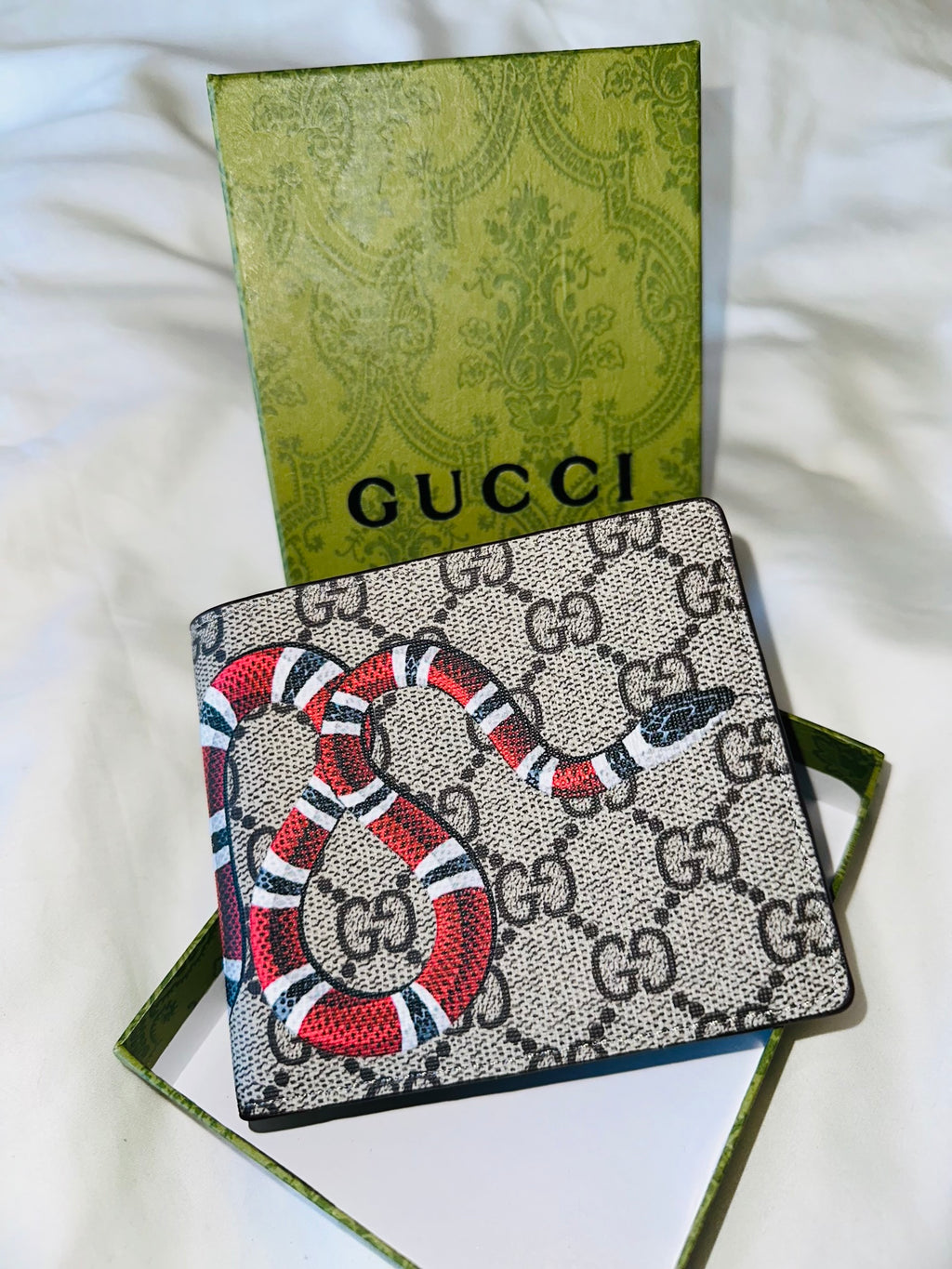 GUCCI SNAKE WALLET "BROWN"