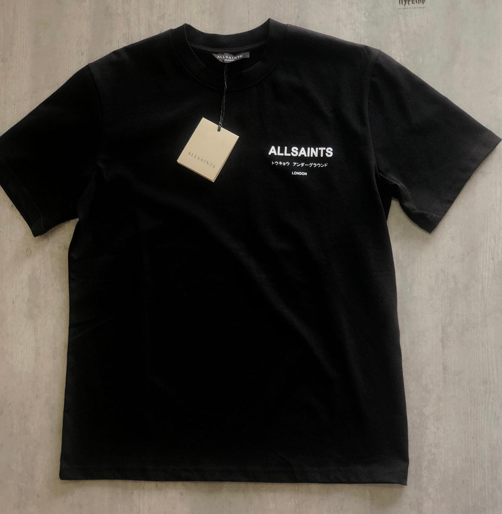 ALL SAINTS LOGO T-SHIRT “BLACK”
