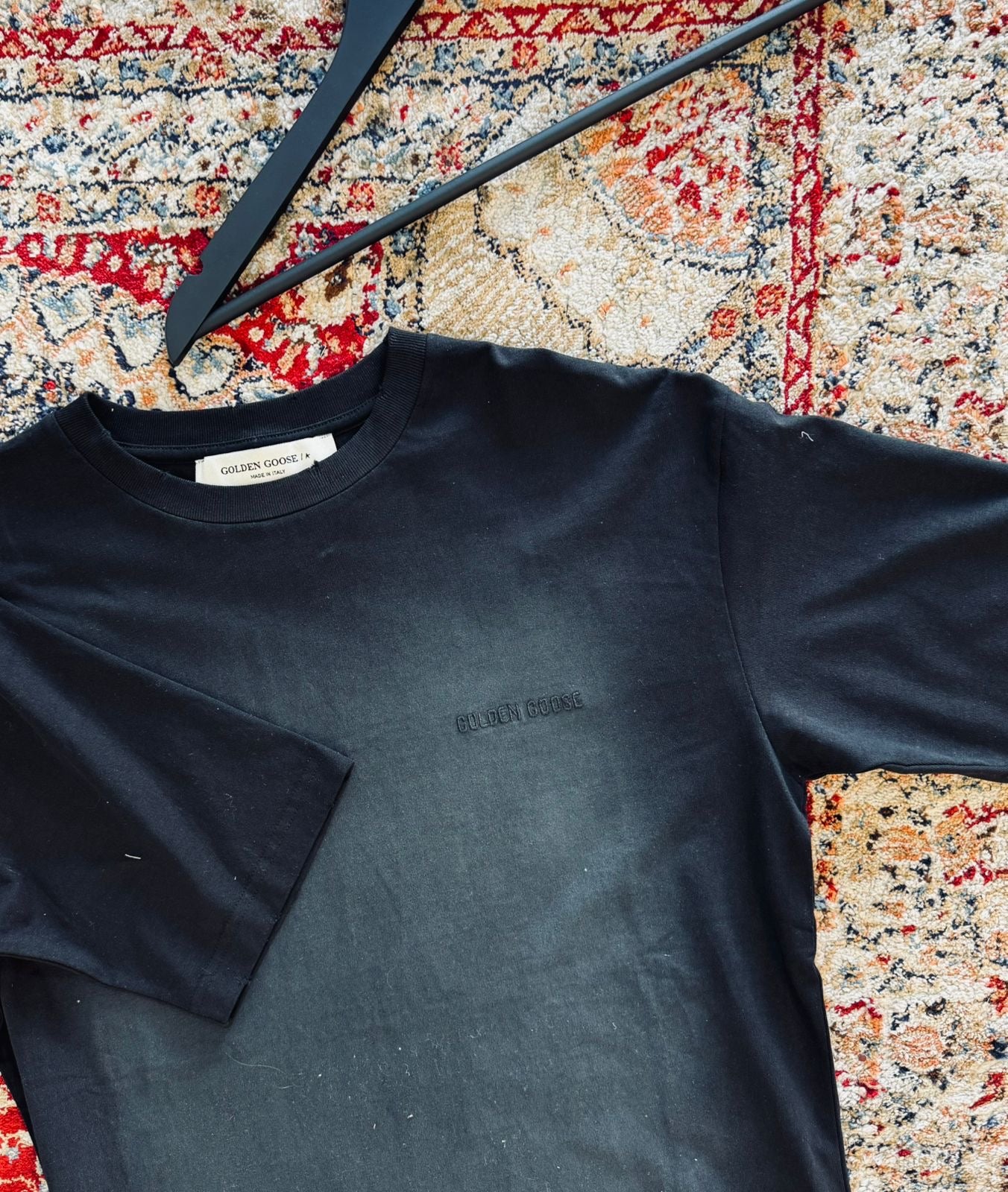 GOLDEN GOOSE FADED T-SHIRT “BLACK”