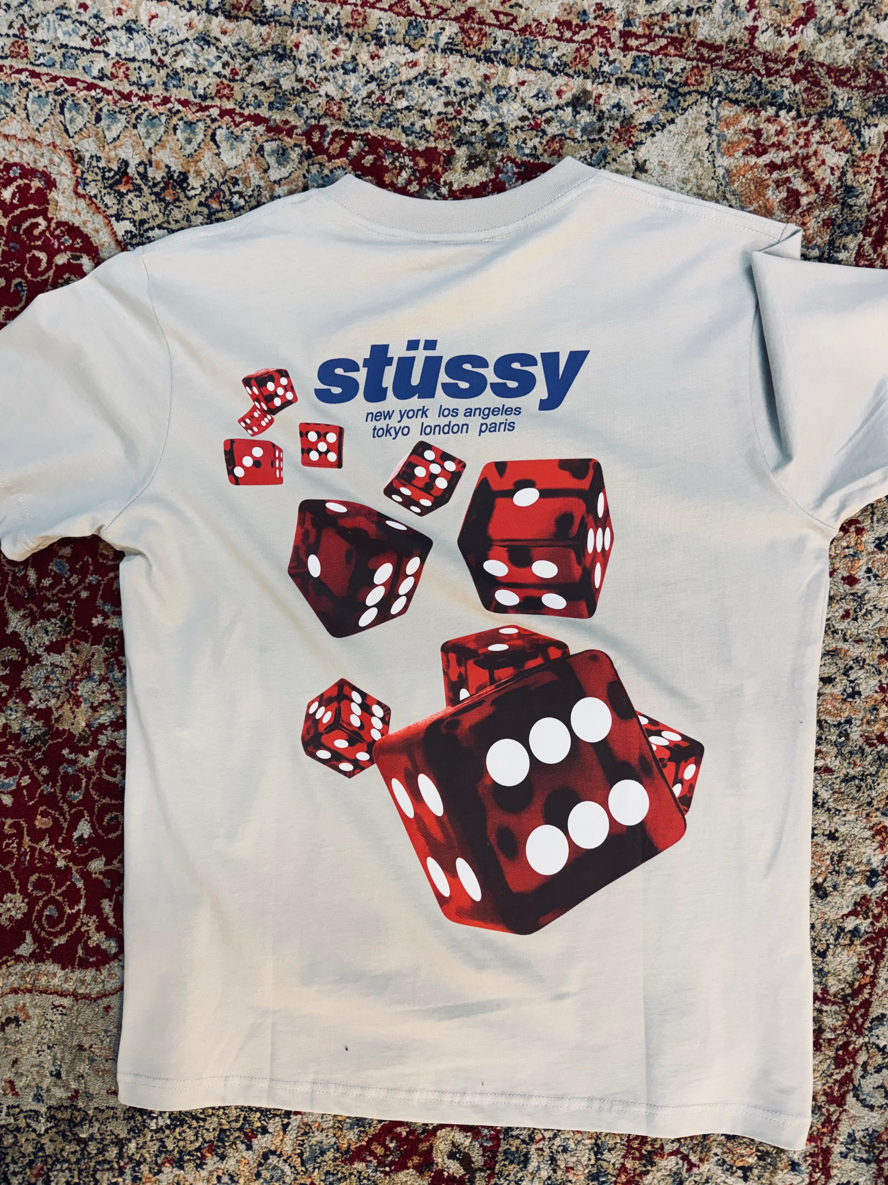 STÜSSY DICE T-SHIRT “GREY”