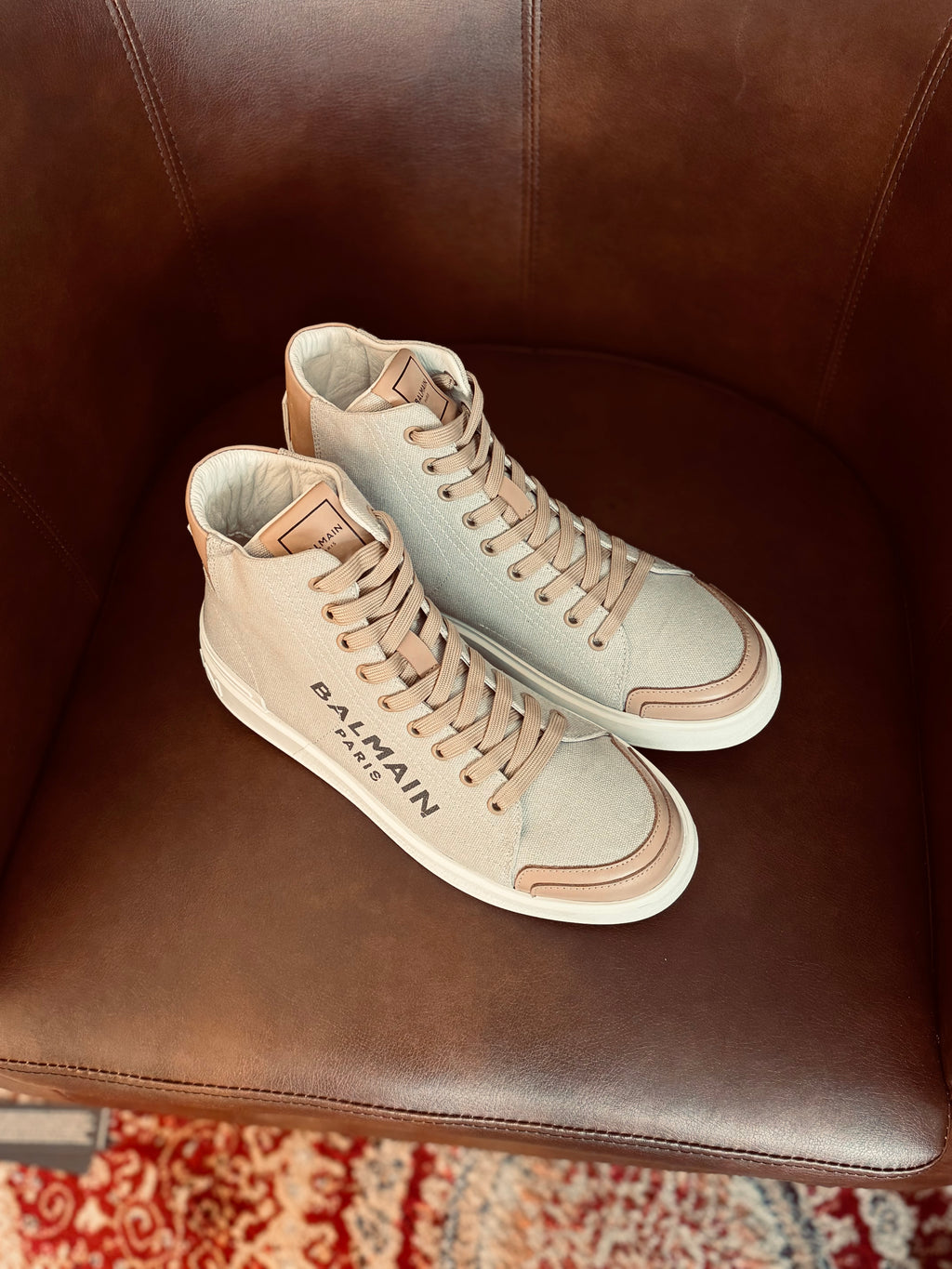 BALMAIN HIGH-TOP WINTER BOOT "BROWN"