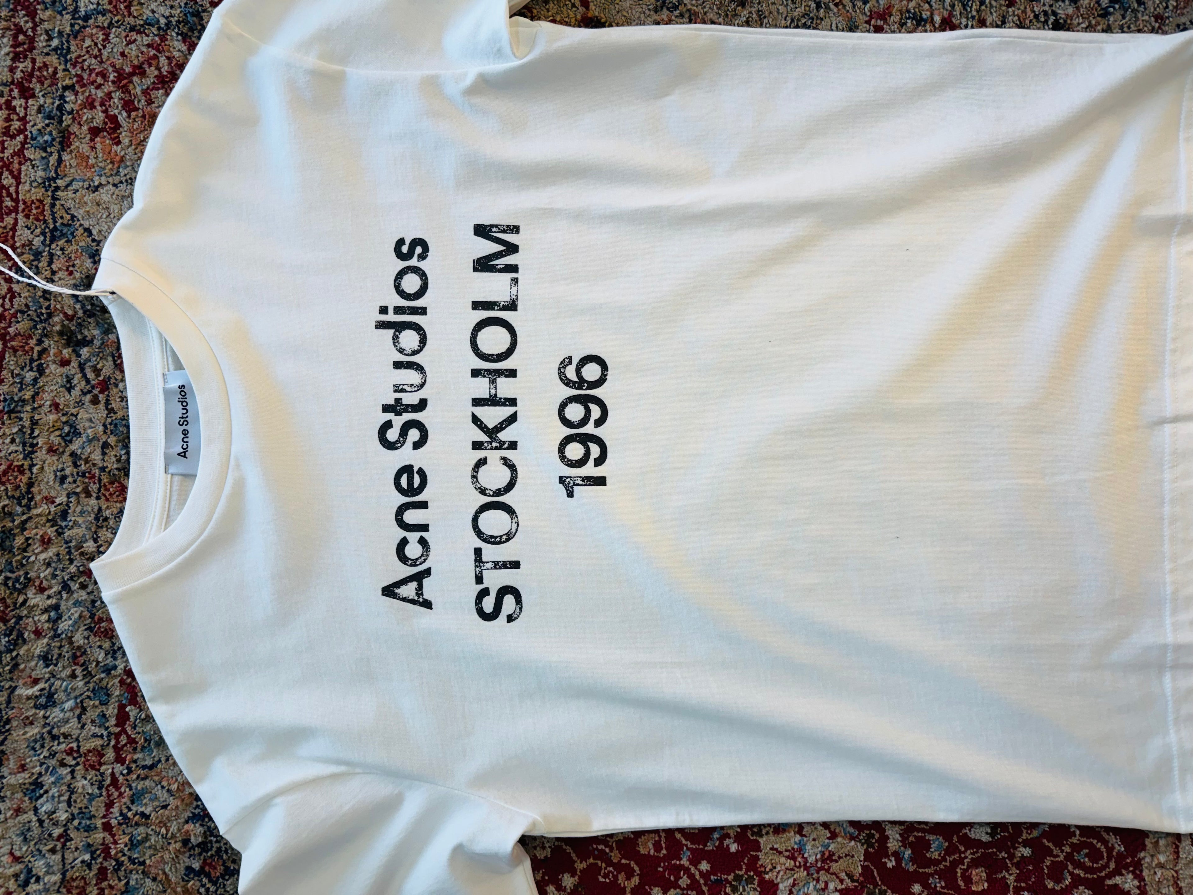 ACNE STUDIOS VINTAGE T-SHIRT "WHITE"