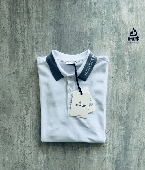 MONCLER GOLF T-SHIRT “WHITE”