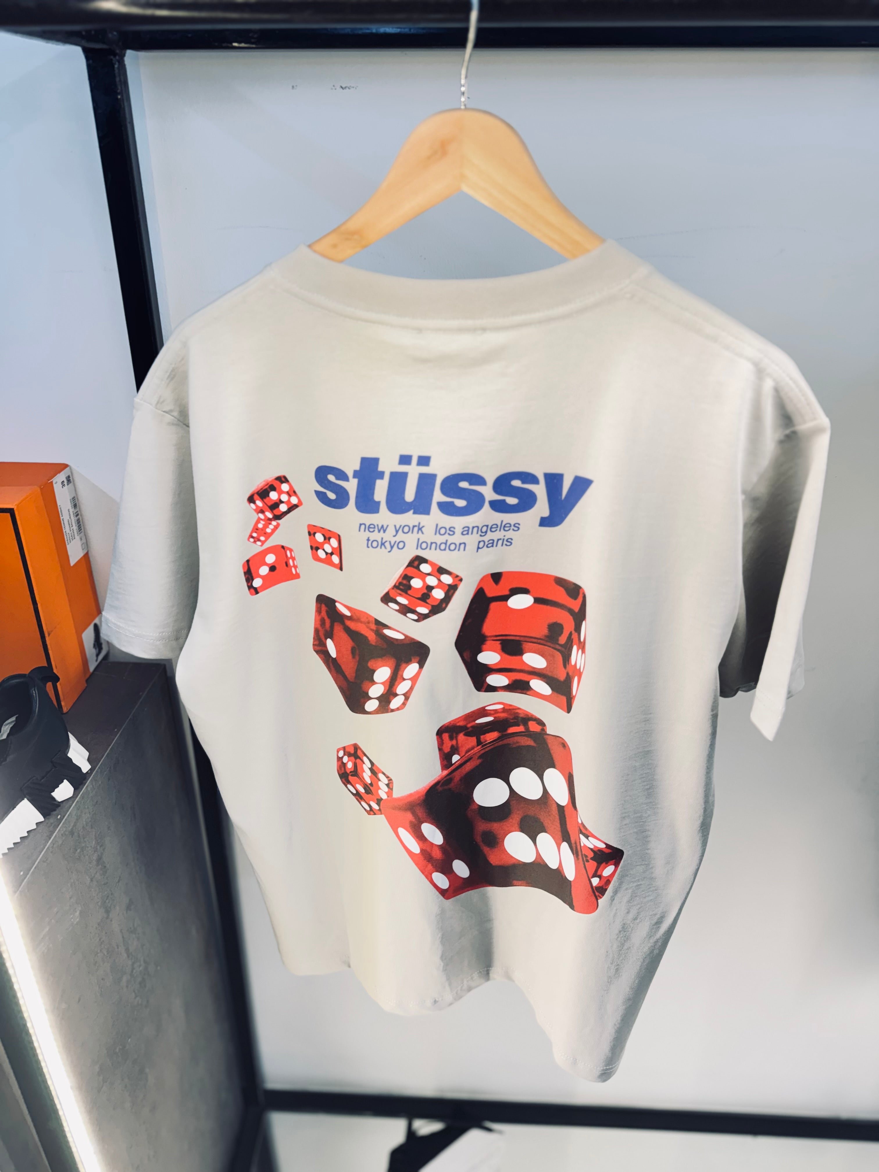 STÜSSY DICE T-SHIRT “GREY”