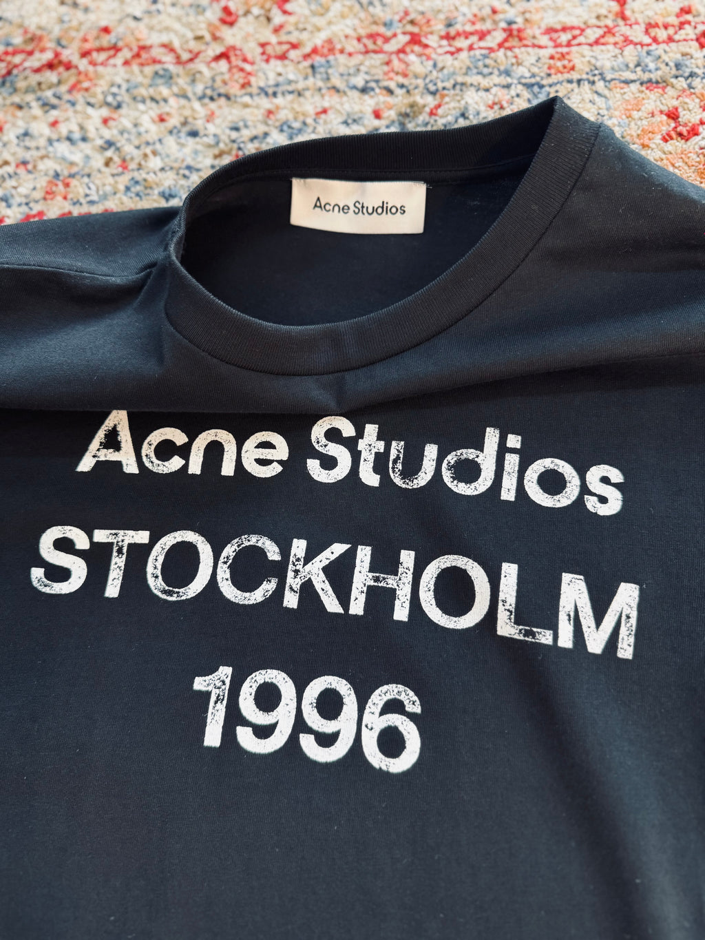 ACNE STUDIOS VINTAGE T-SHIRT "BLACK"