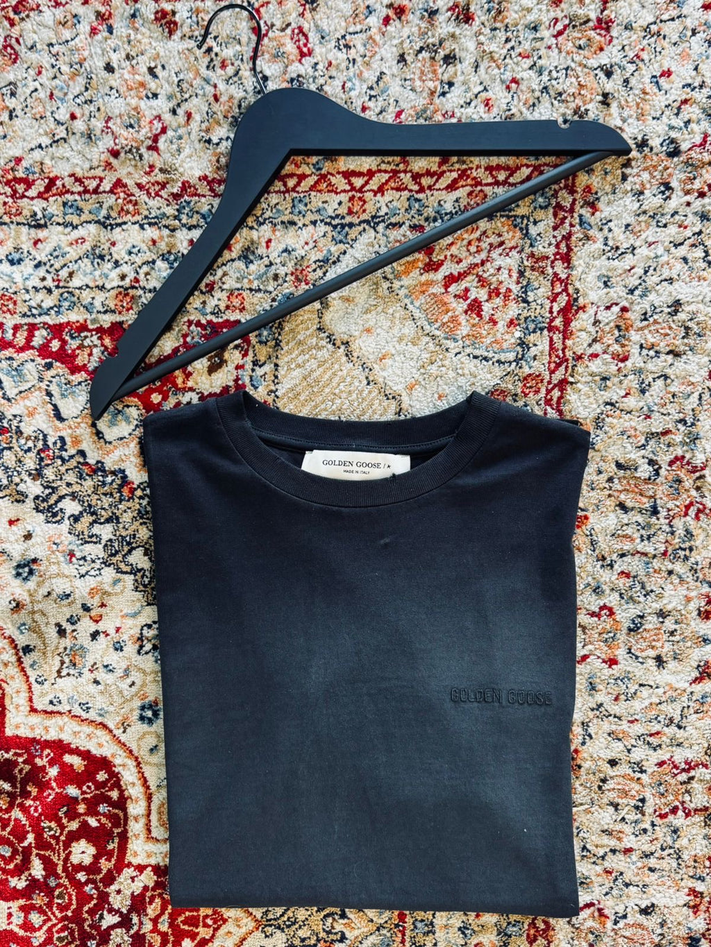 GOLDEN GOOSE FADED T-SHIRT “BLACK”
