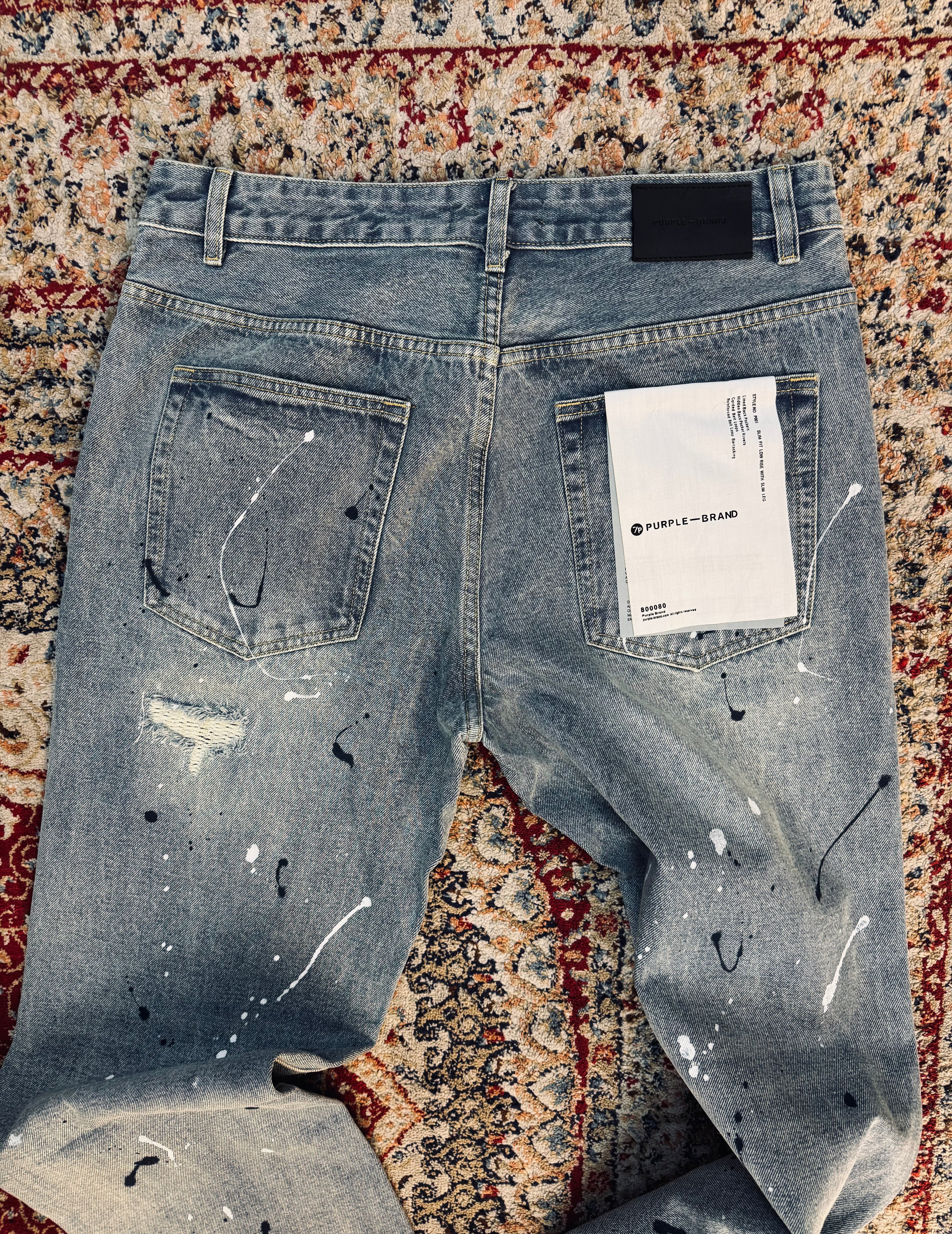 PURPLE BRAND BAGGY JEANS