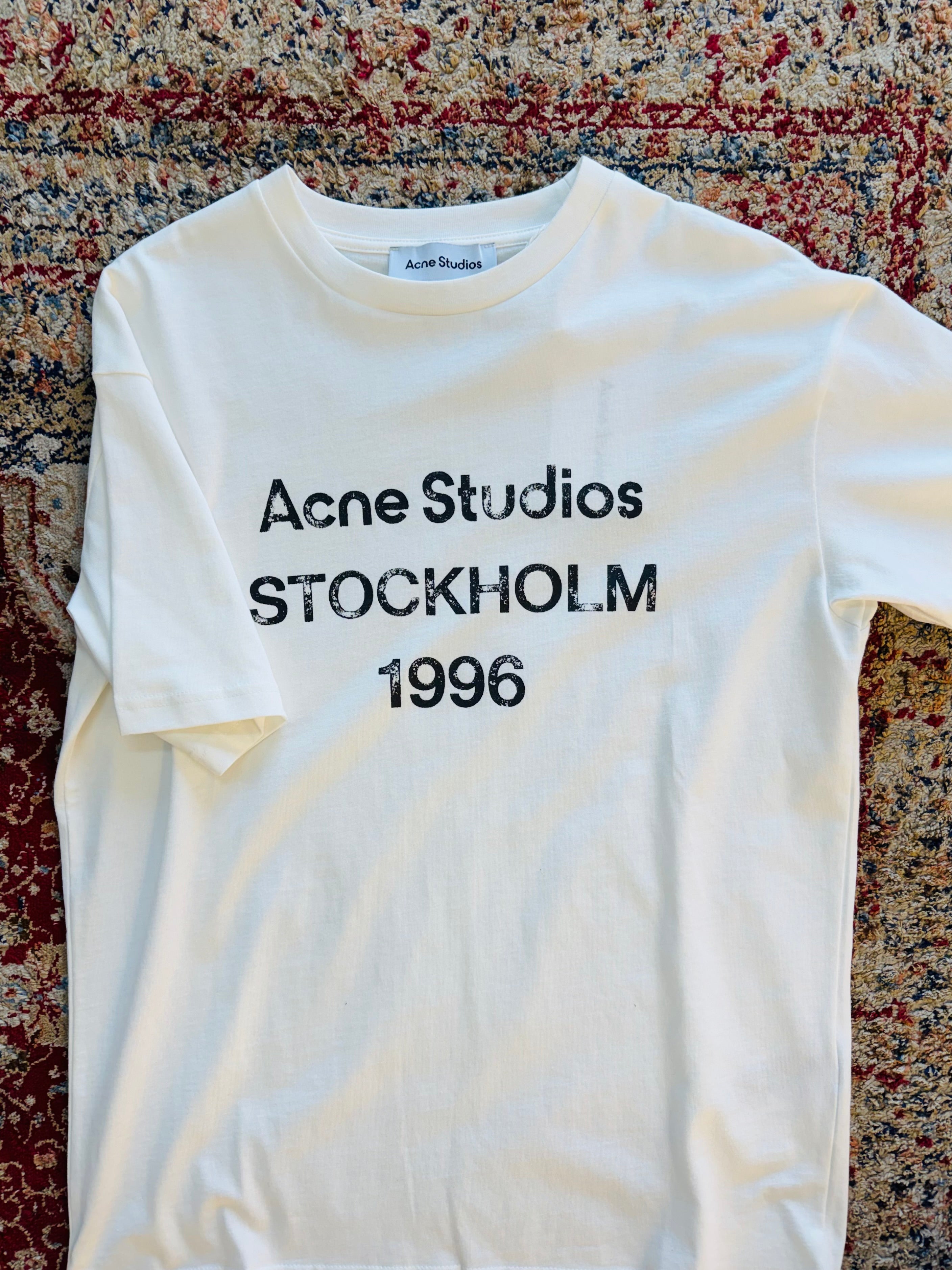 ACNE STUDIOS VINTAGE T-SHIRT "WHITE"