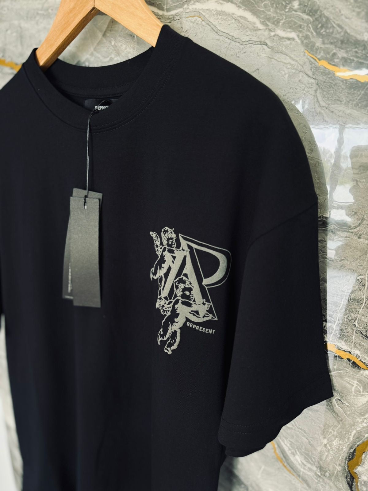 REPRESENT ANGEL OF THE CLUB T-SHIRT “BLACK”