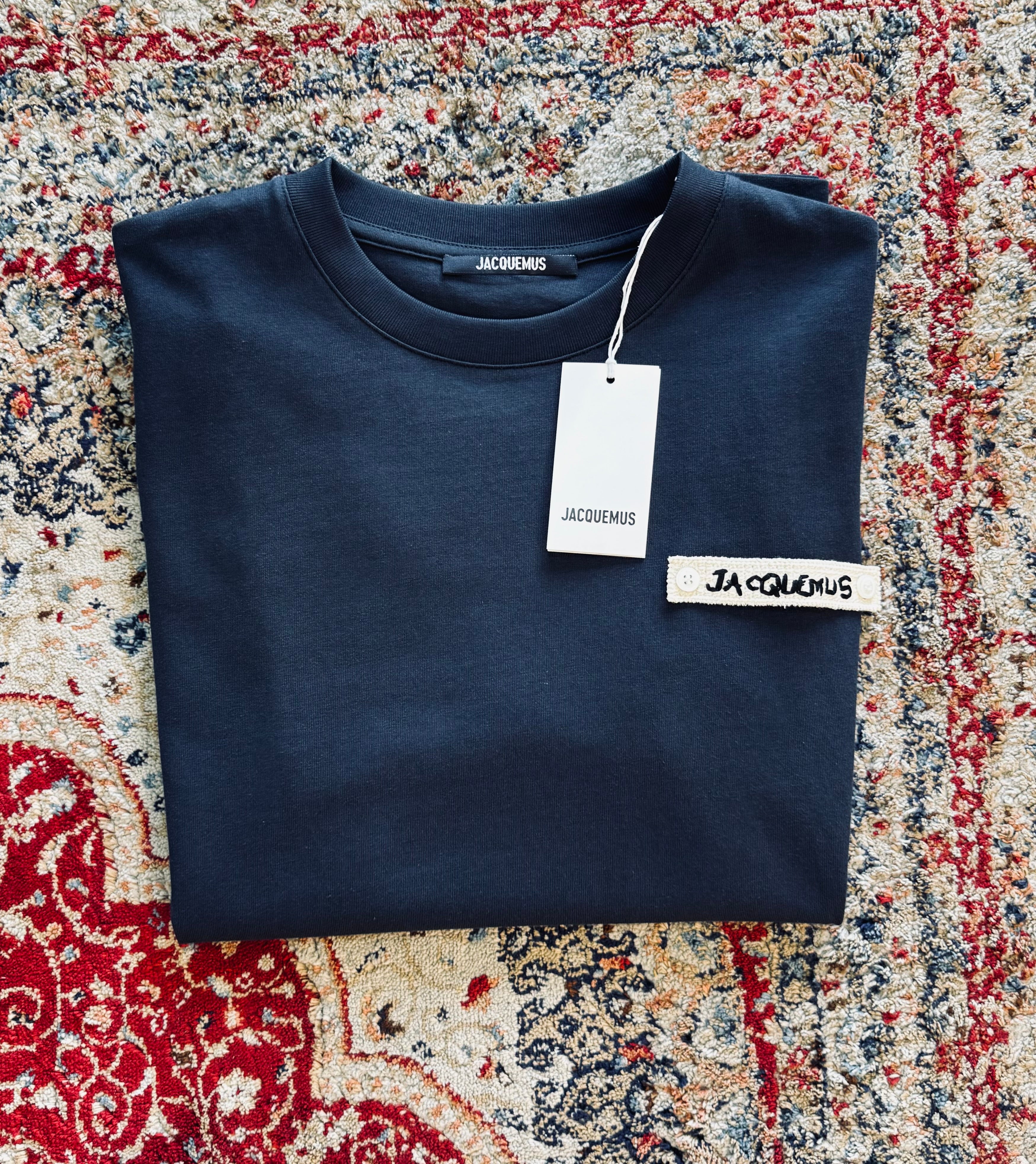 JACQUEMUS THE PLAGE T-SHIRT "NAVY BLUE"